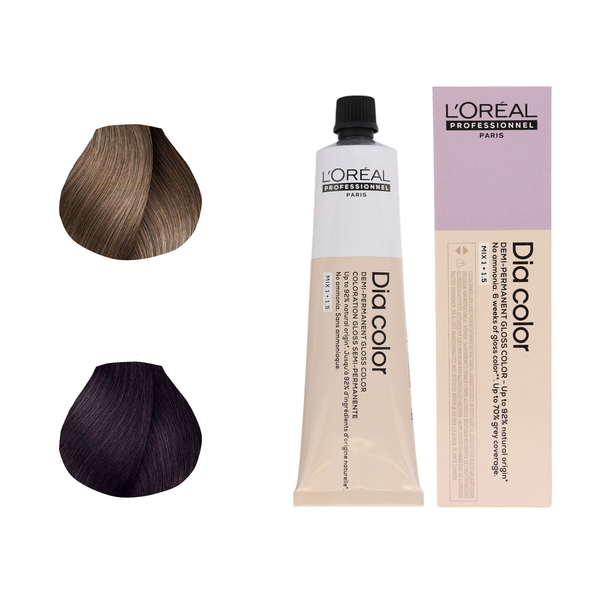 Loreal Professionnel - Dia Color Demi Permanent Gloss Hair Colour Iridescent Series 60ml