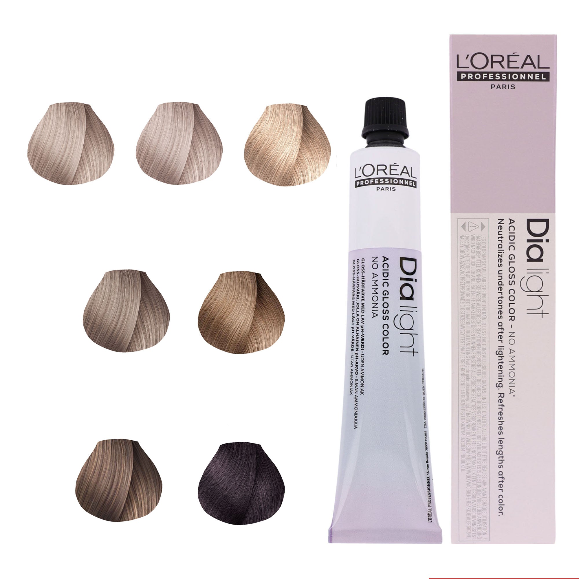 Loreal Professionnel - Dia Light Demi Permanent Acidic Gloss Hair Colour Iridescent Series 50ml