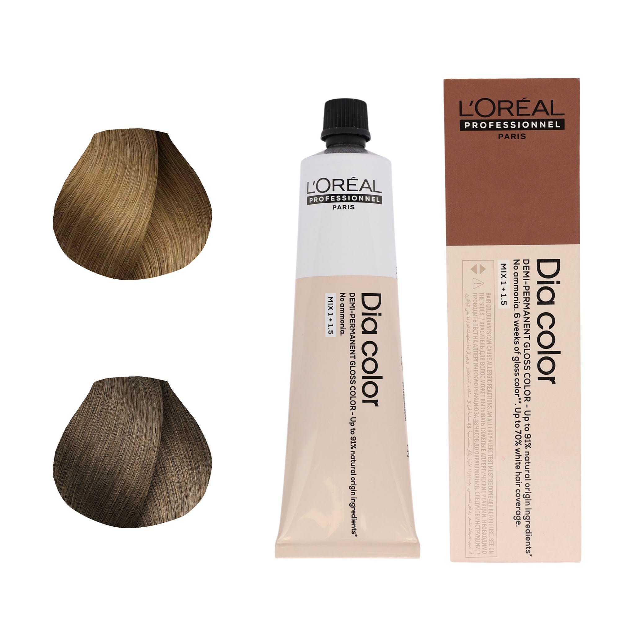 Loreal Professionnel - Dia Color Demi Permanent Gloss Hair Colour Warm Brown Series 60ml