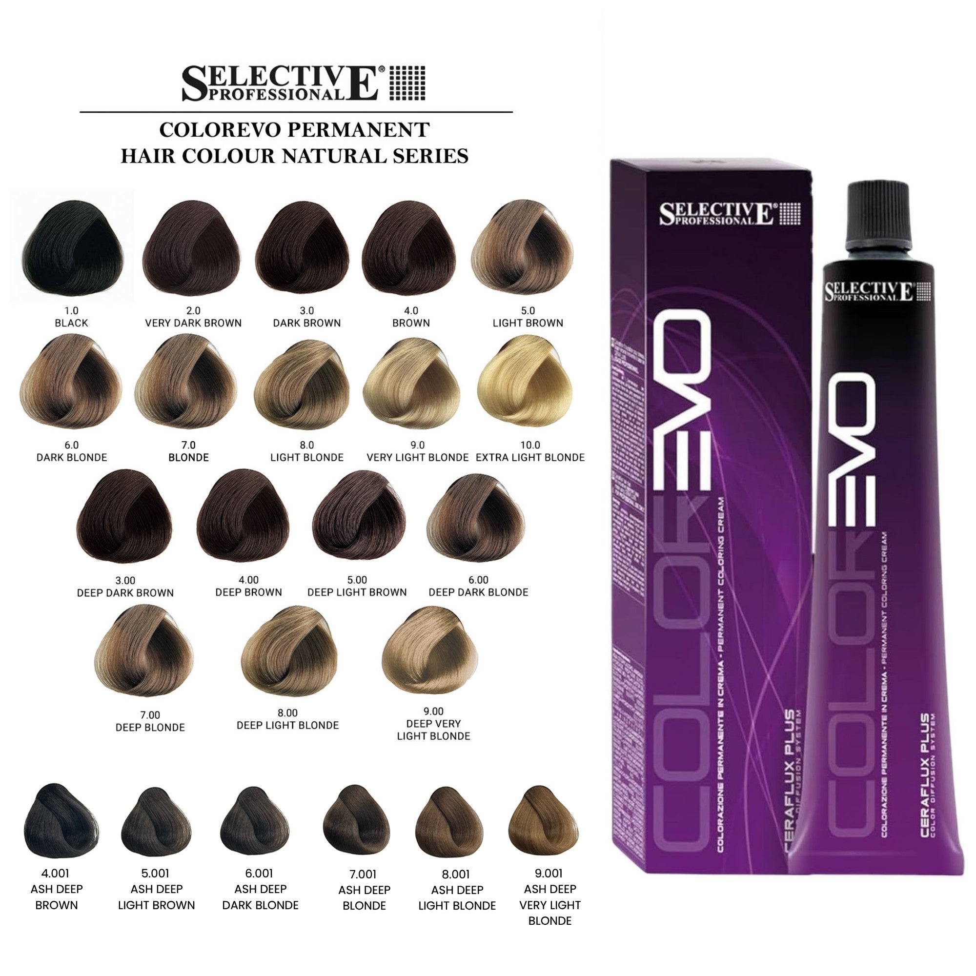 Selective Professional - Colorevo Permanent Hair Colour Natural Series 100ml