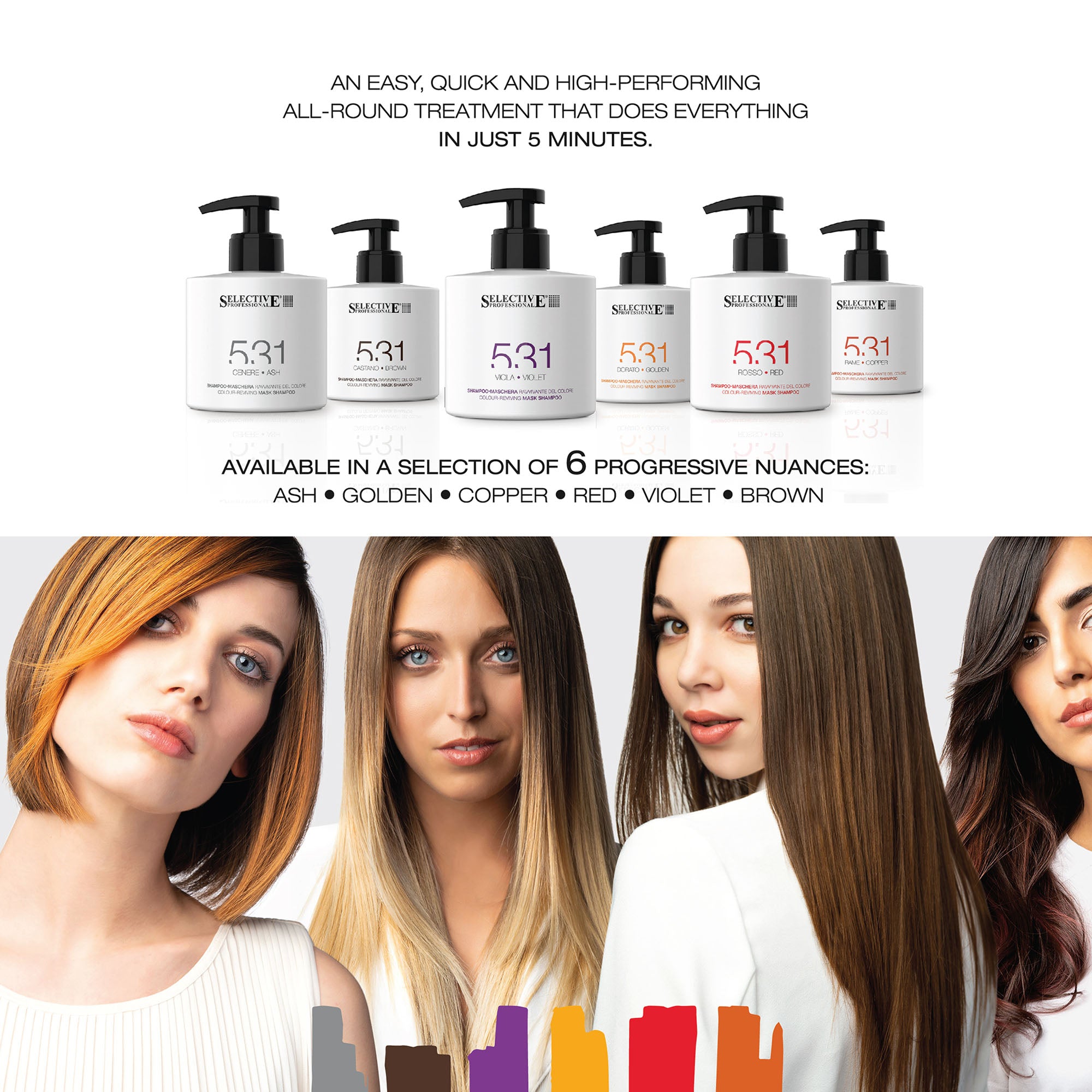 Selective Professional - 531 Colour Care Mask Shampoo 275ml