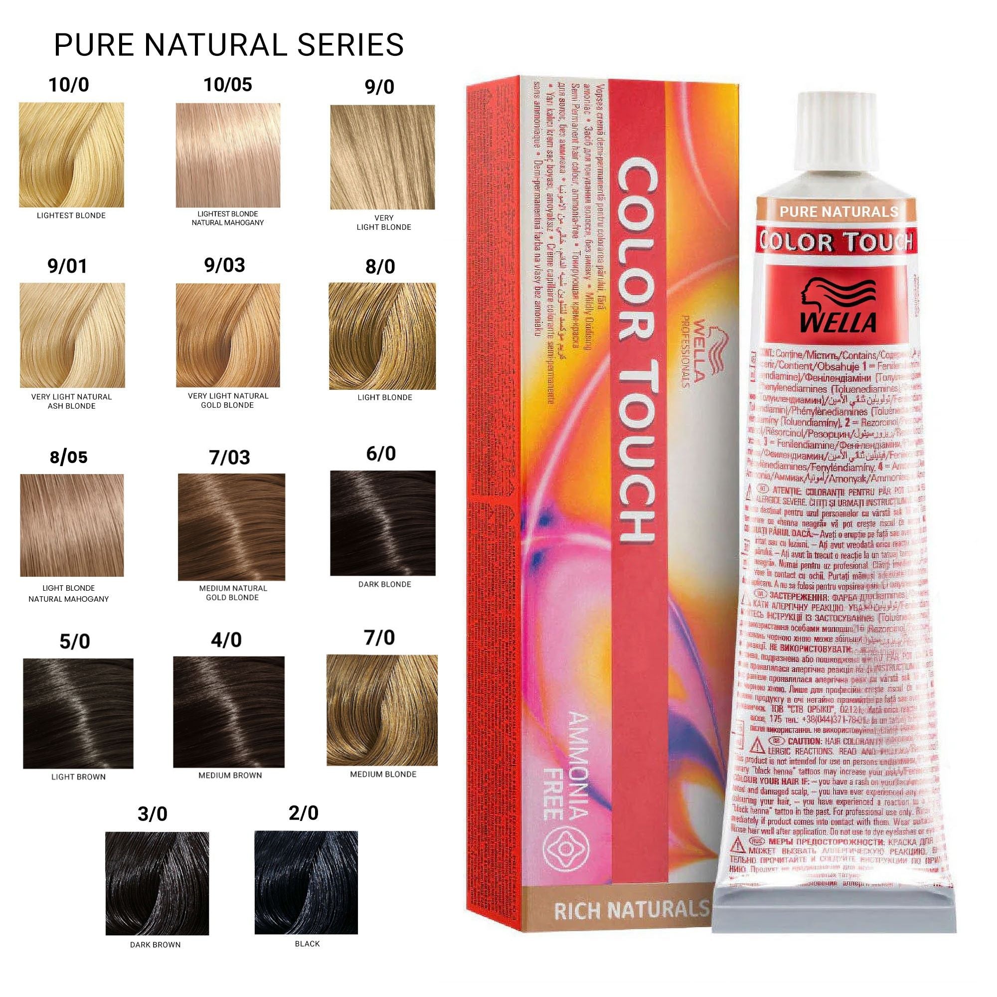 Wella Professionals - Color Touch Pure Naturals Series 60ml