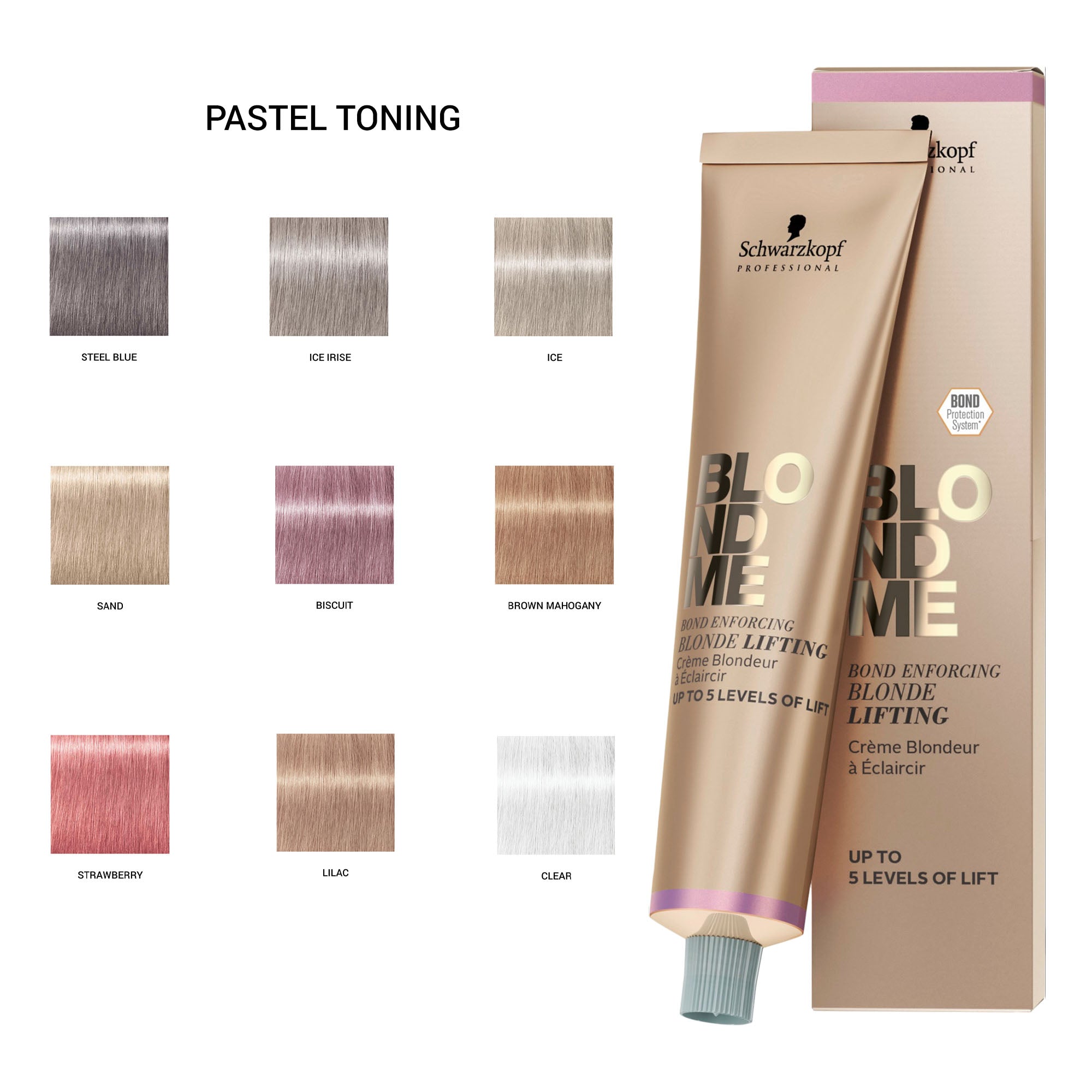 Schwarzkopf Professional - BlondMe Permanent Hair Colour Pastel Toning Series 60ml