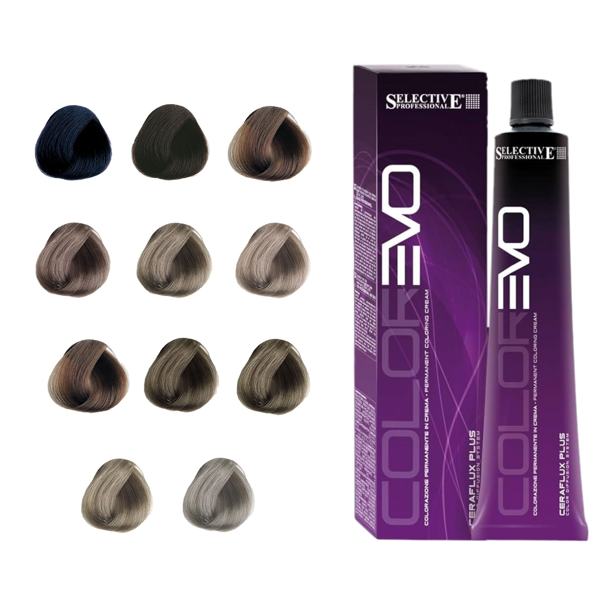 Selective Professional - Colorevo Permanent Hair Colour Ash Series 100ml