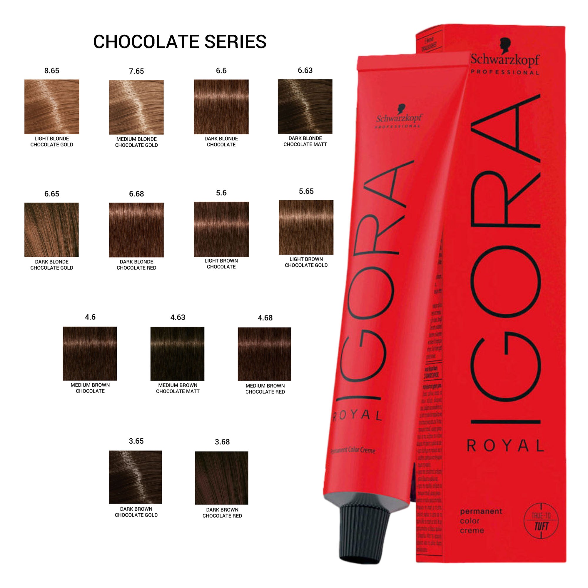 Schwarzkopf Professional - Igora Royal Permanent Hair Colour Chocolates Series 60ml