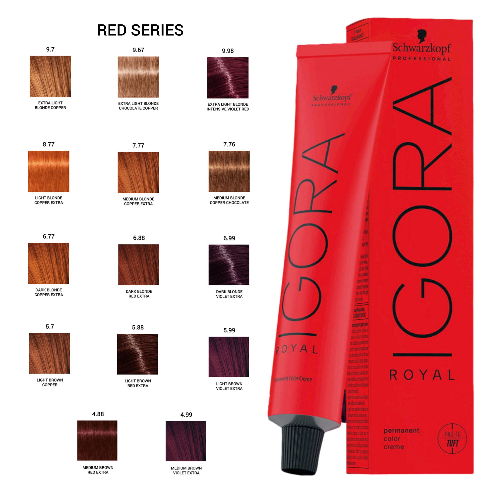 Schwarzkopf Professional - Igora Royal Permanent Hair Colour Red Series 60ml
