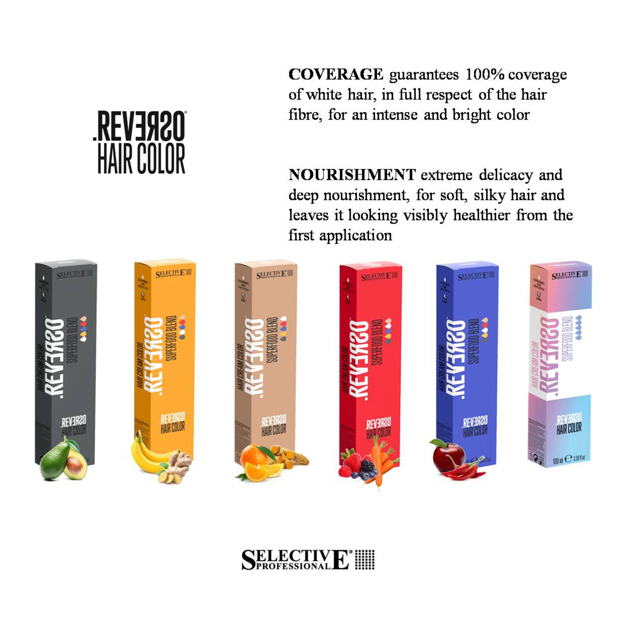Selective Professional - Reverso Hair Cream Colour Red Series 100ml