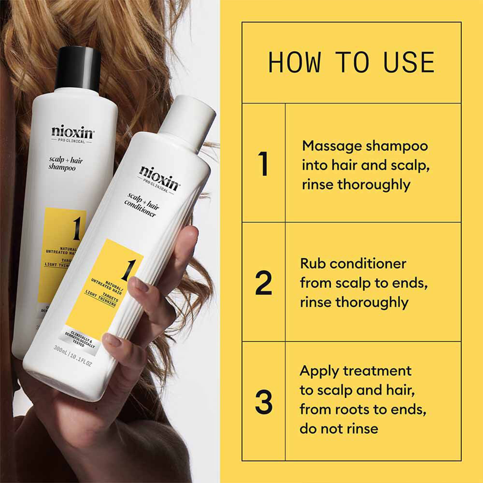 Nioxin - Scalp + Hair Thickening System 1 Kit