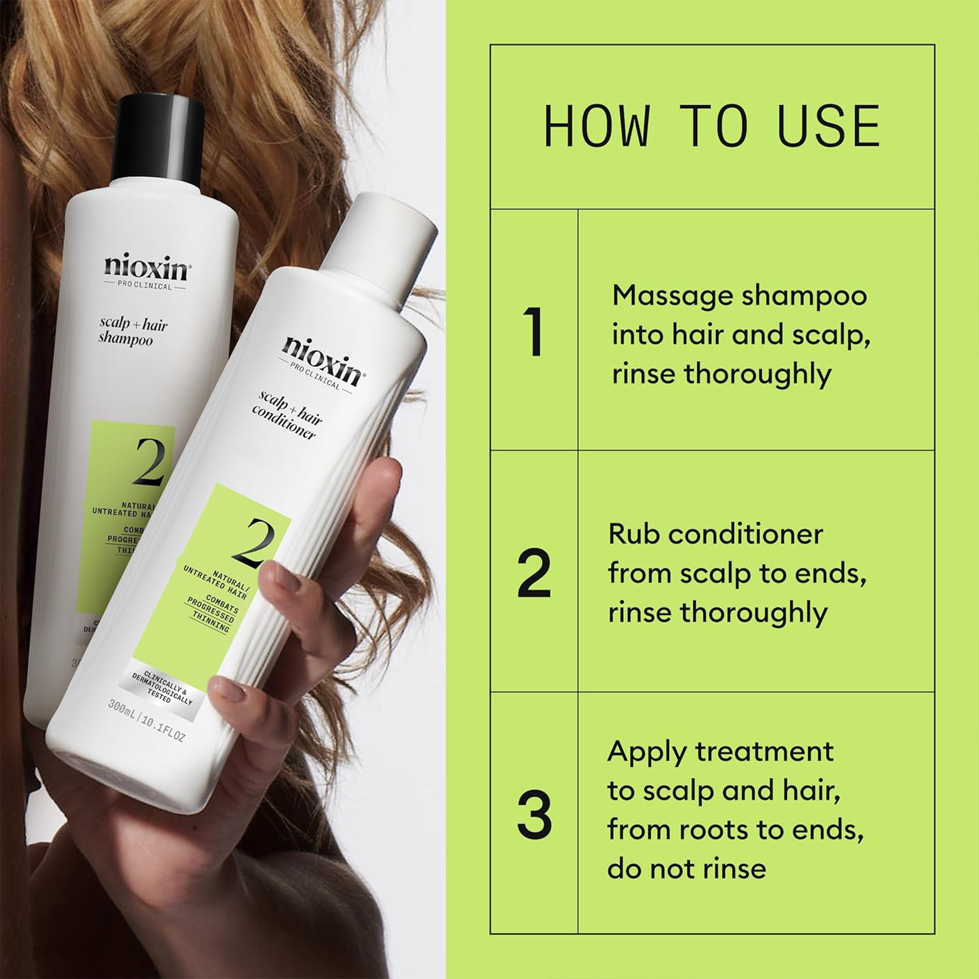 Nioxin - Scalp + Hair Thickening System 2 Kit
