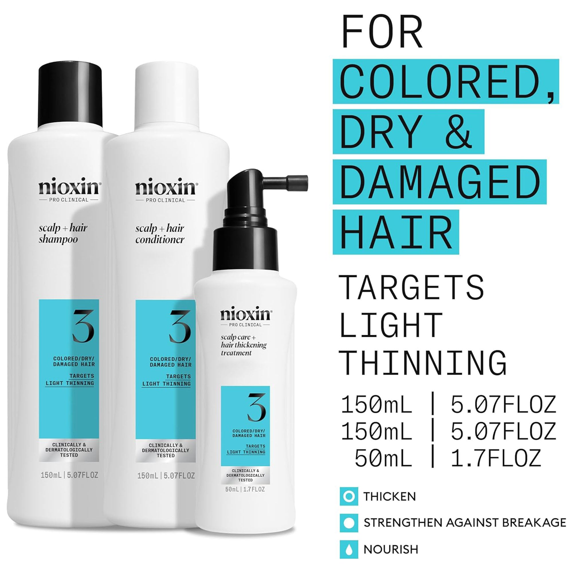 Nioxin - Scalp + Hair Thickening System 3 Kit