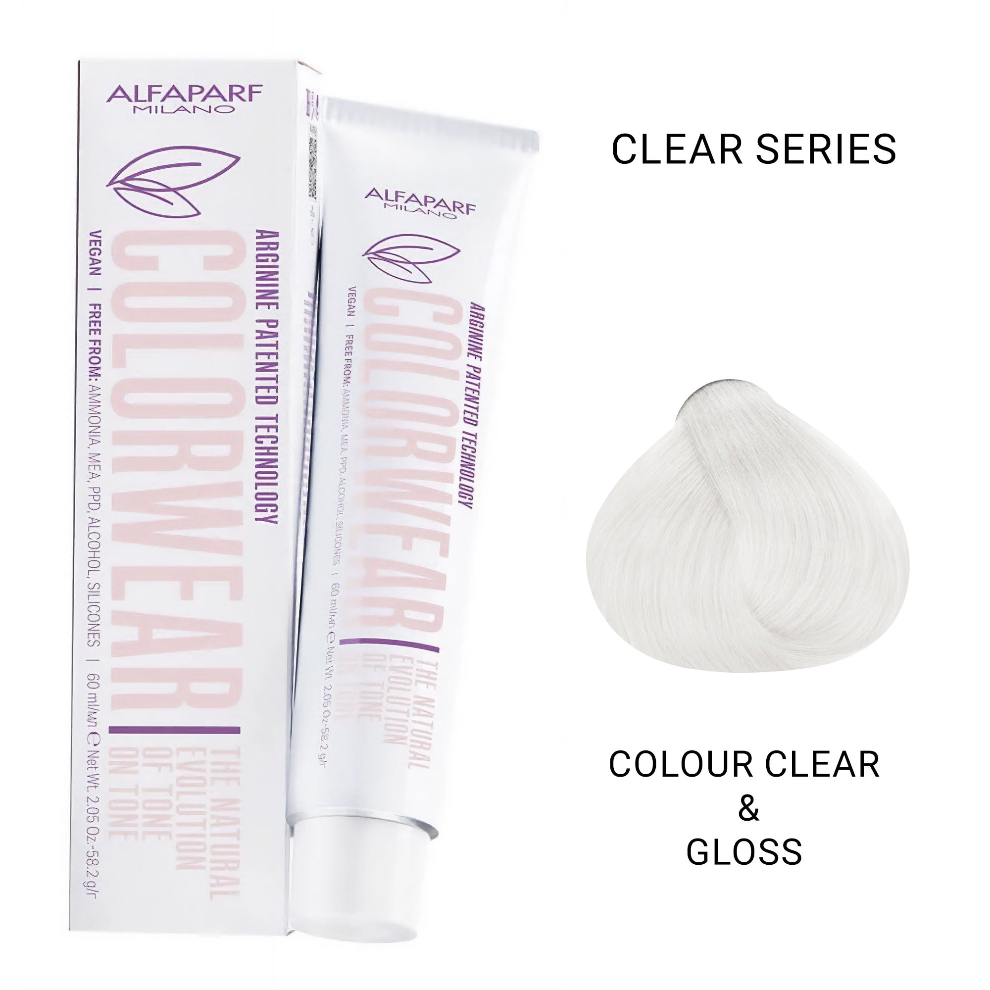 Alfaparf - Color Wear Semi Permanent Hair Colour Clear Series 60ml