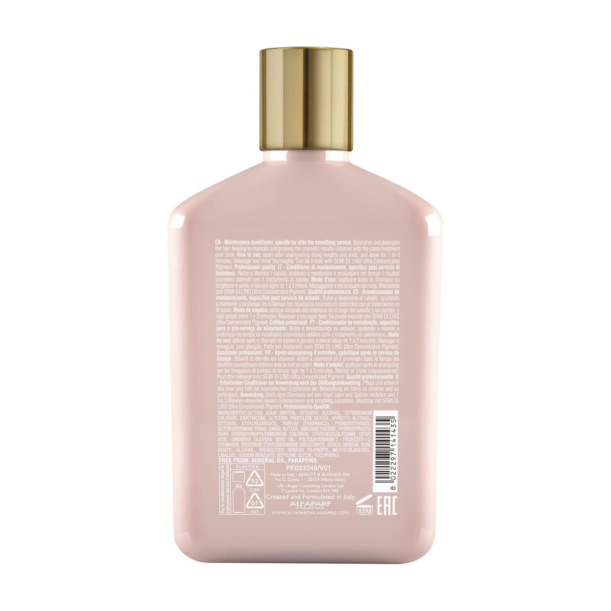 Alfaparf - Keratin Therapy Lisse Design Maintenance Series 250ml