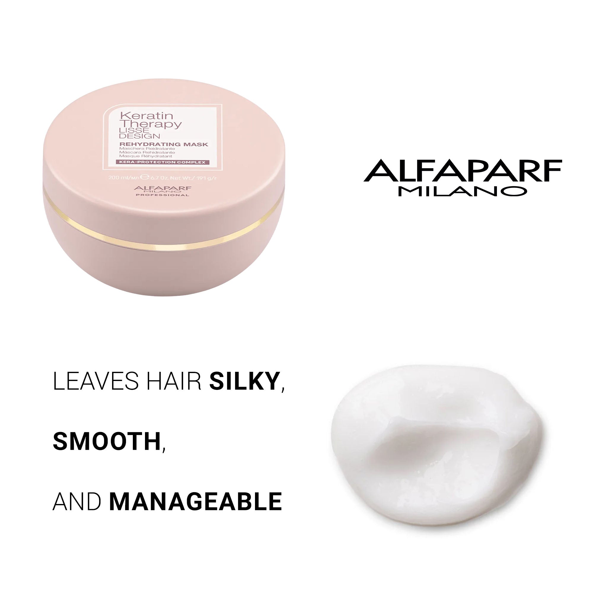 Alfaparf - Keratin Therapy Lisse Design Rehydrating Mask 200ml