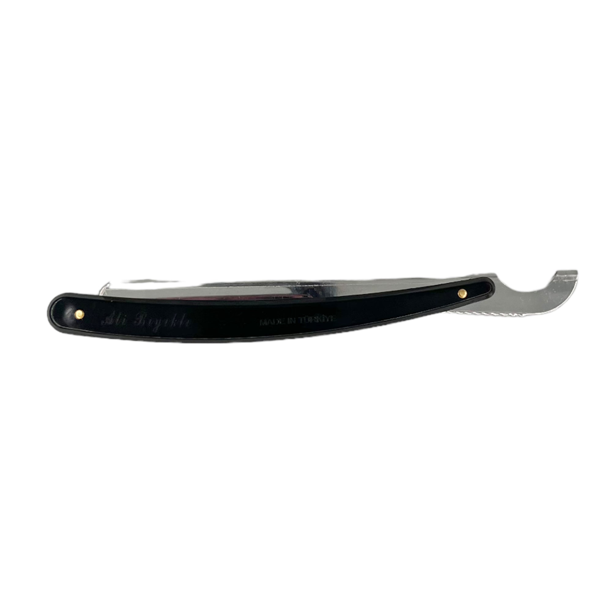 Ali Biyikli - Cut Throat Straight Razor Barber Style Black 22cm