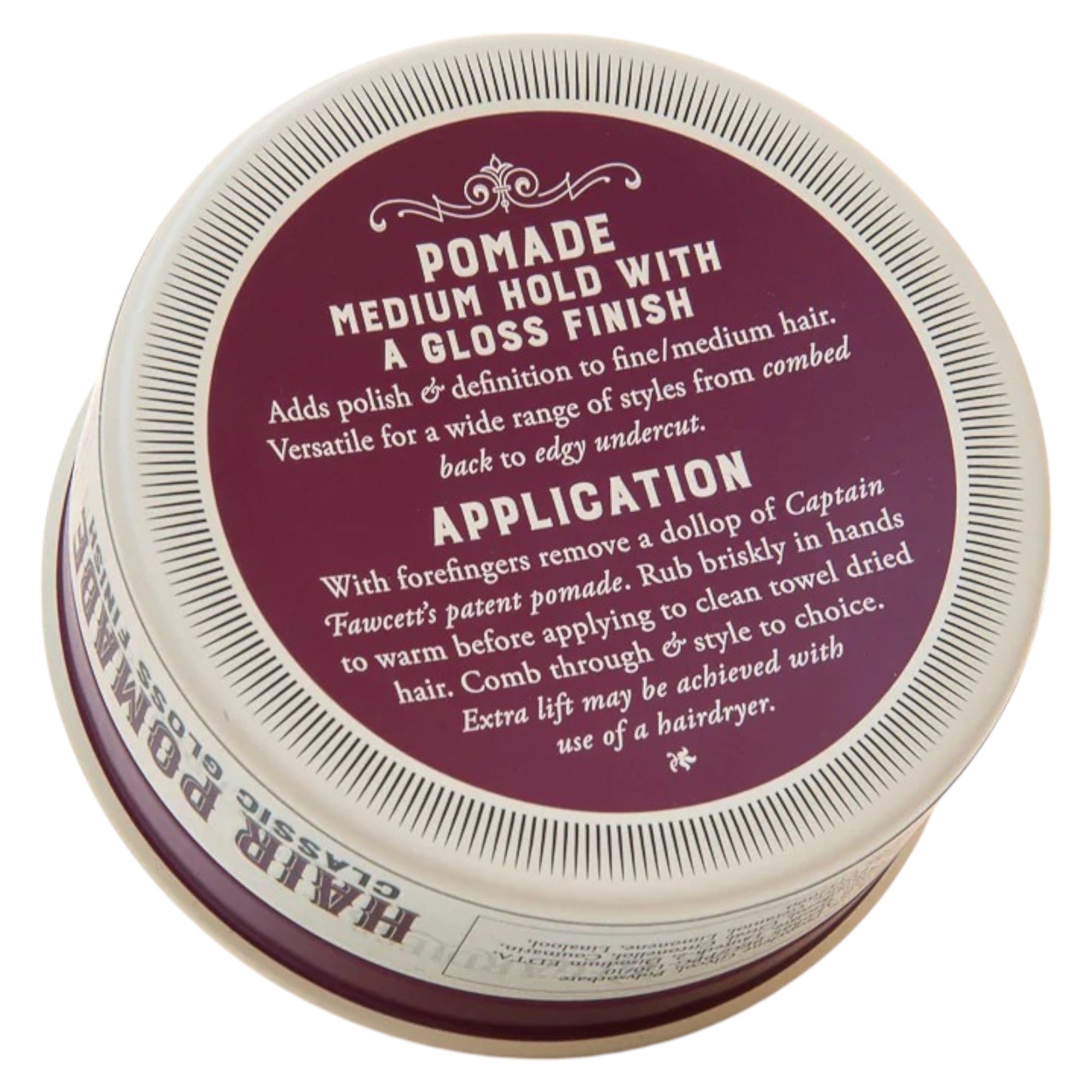 Captain Fawcett - Classic Pomade Gloss Finish 100g