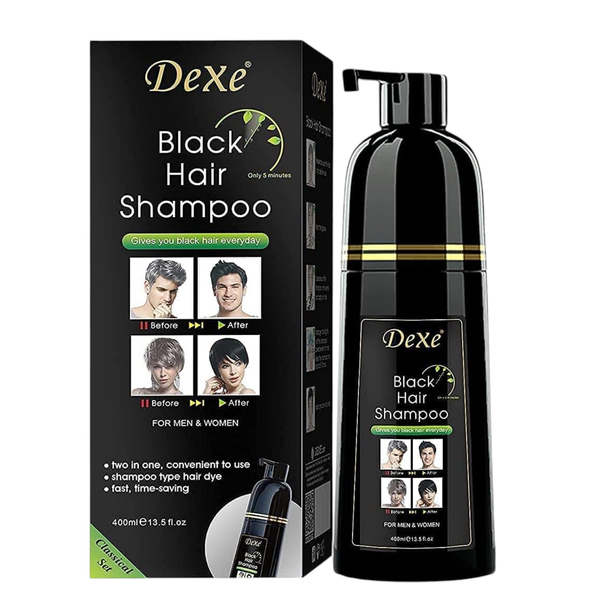 Dexe - Black Hair Shampoo 400ml