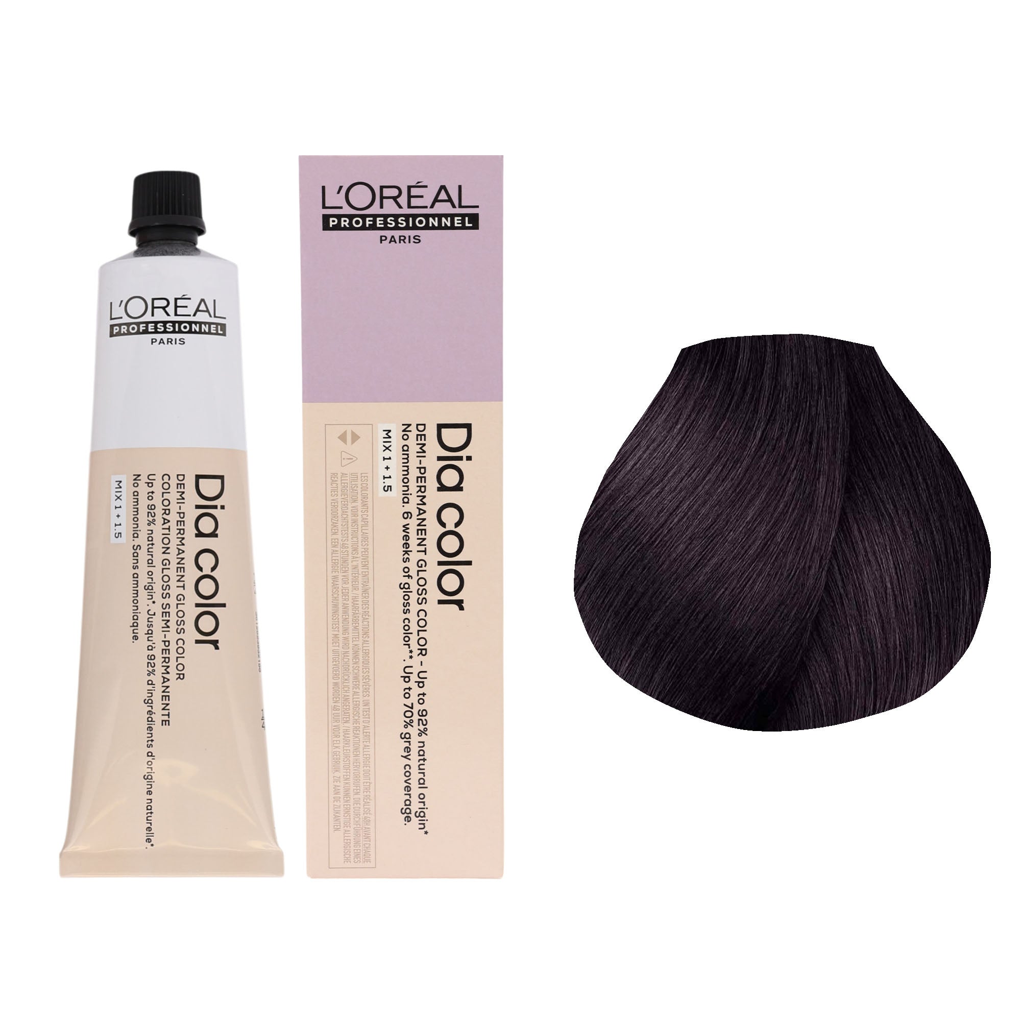 Loreal Professionnel - Dia Color Demi Permanent Gloss Hair Colour Iridescent Series 60ml
