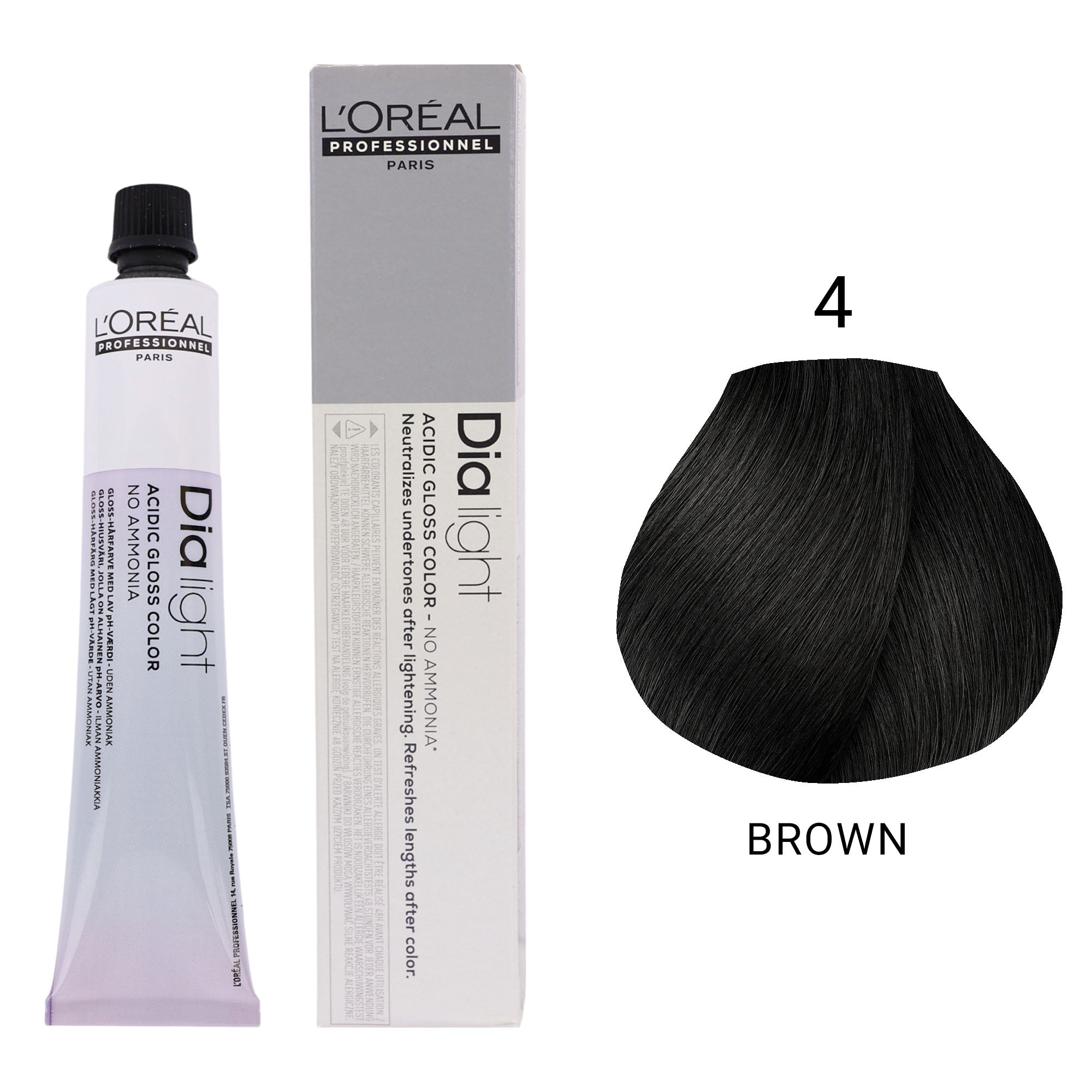 Loreal Professionnel - Dia Light Demi Permanent Acidic Gloss Hair Colour Natural Series 50ml
