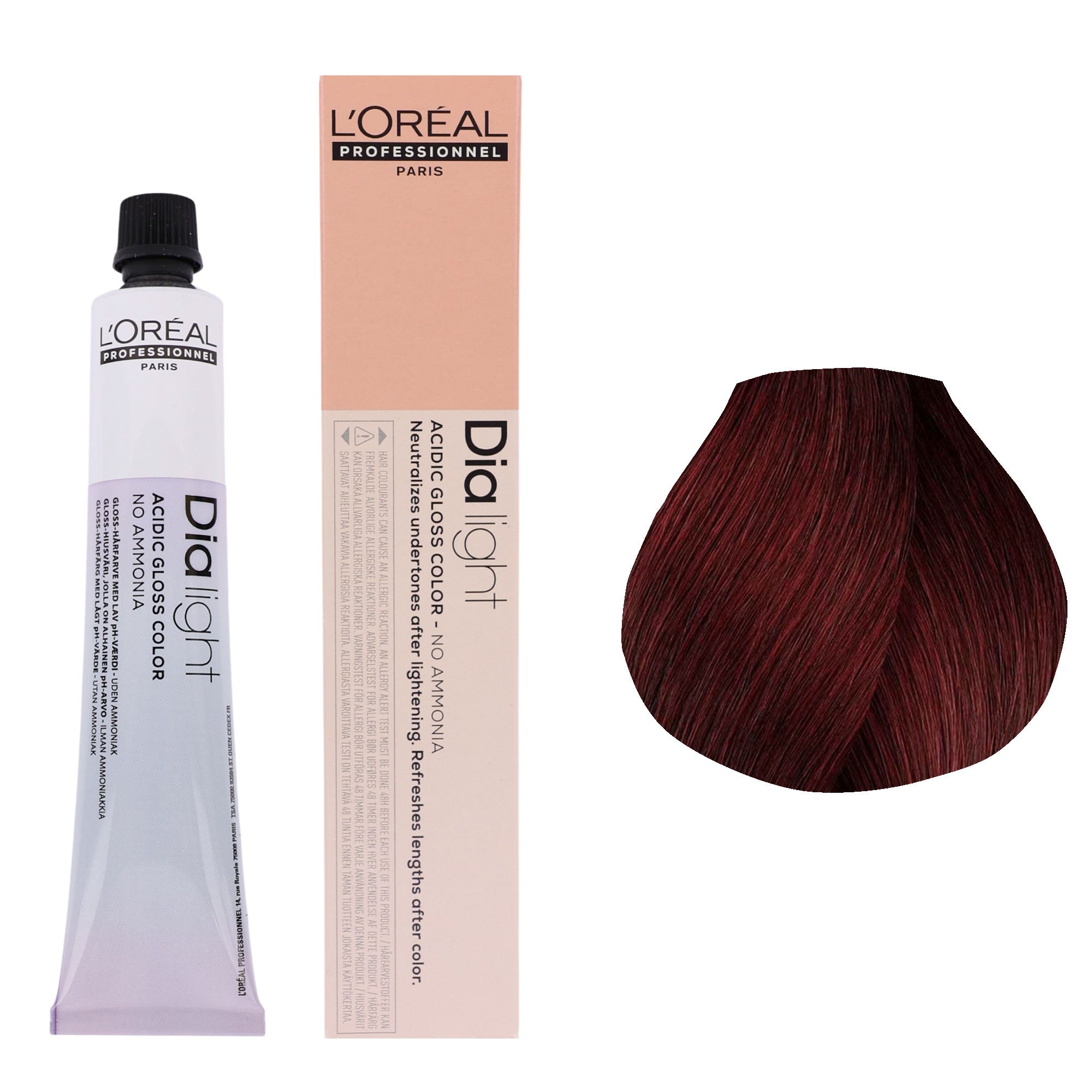 Loreal Professionnel - Dia Light Demi Permanent Acidic Gloss Hair Colour Warm Series 50ml
