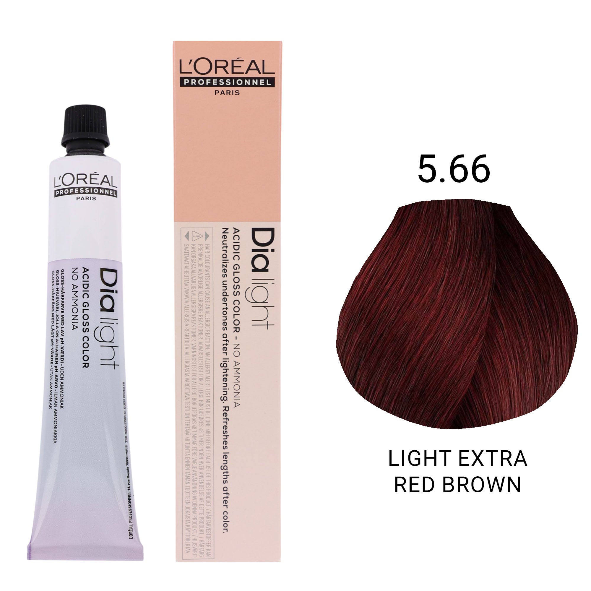 Loreal Professionnel - Dia Light Demi Permanent Acidic Gloss Hair Colour Warm Series 50ml