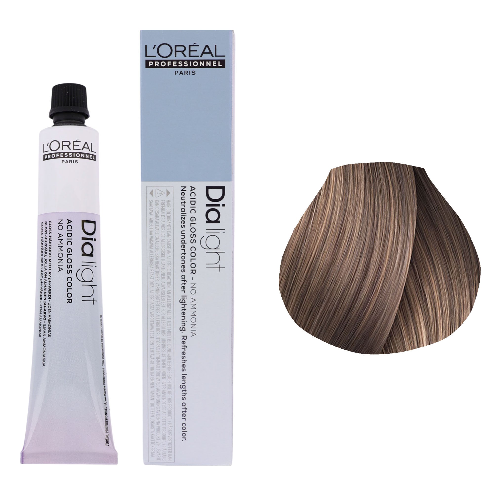 Loreal Professionnel - Dia Light Demi Permanent Acidic Gloss Hair Colour Ash Series 50ml