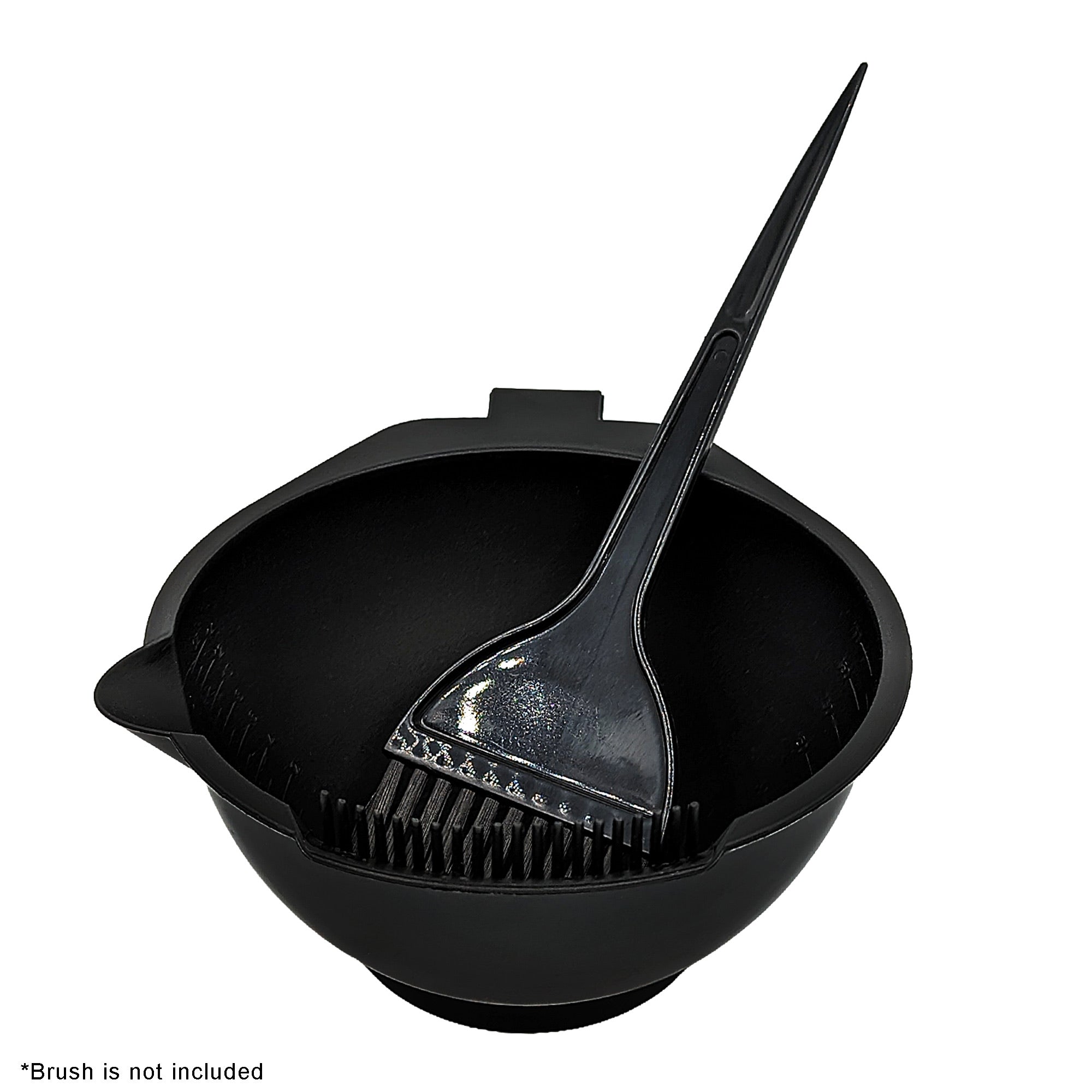 Eson - Hair Colour Mixing Bowl Pour-Spout Handle With Measurements (Black)