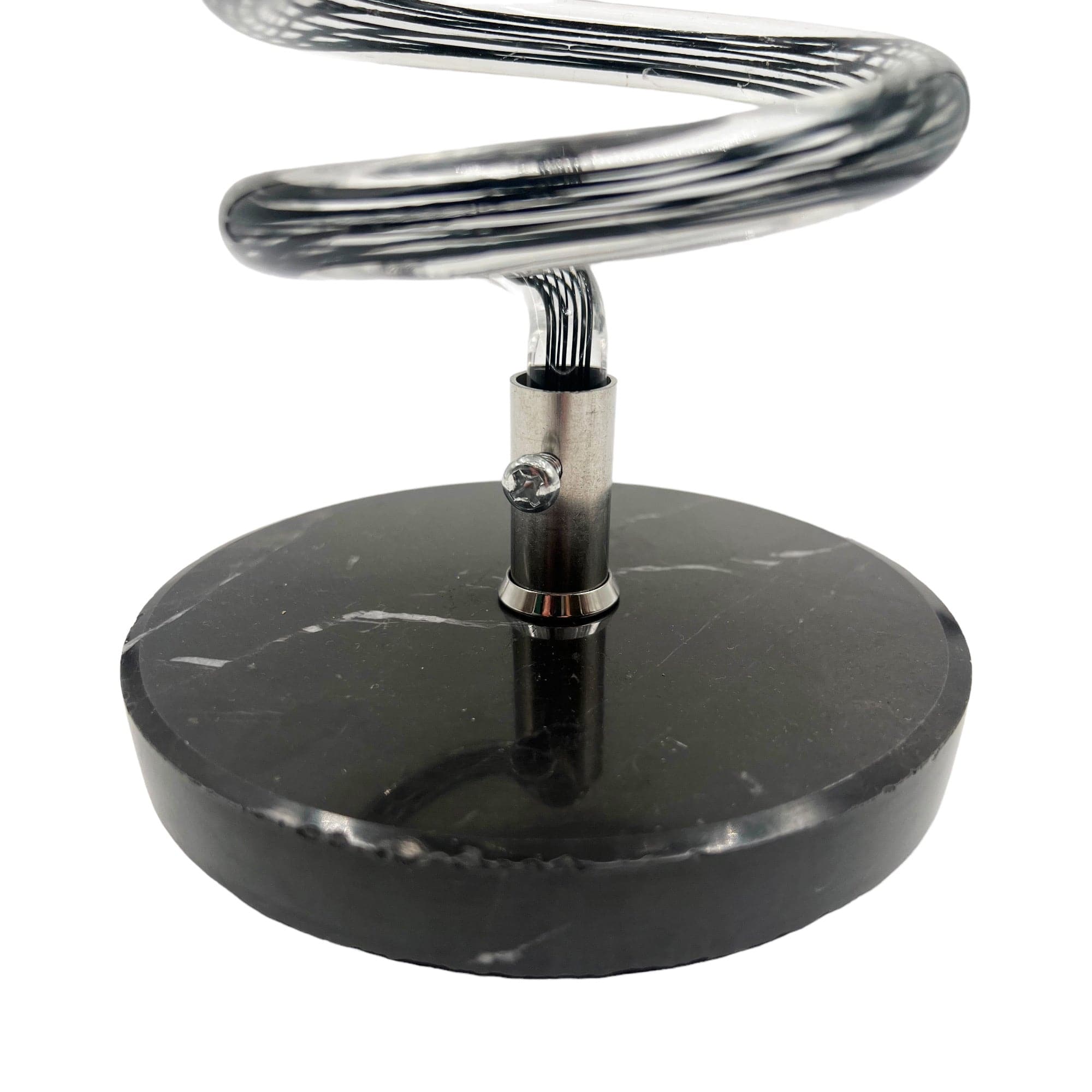 Eson - Hair Dryer Desktop Marble Stand Acrylic Spiral Holder
