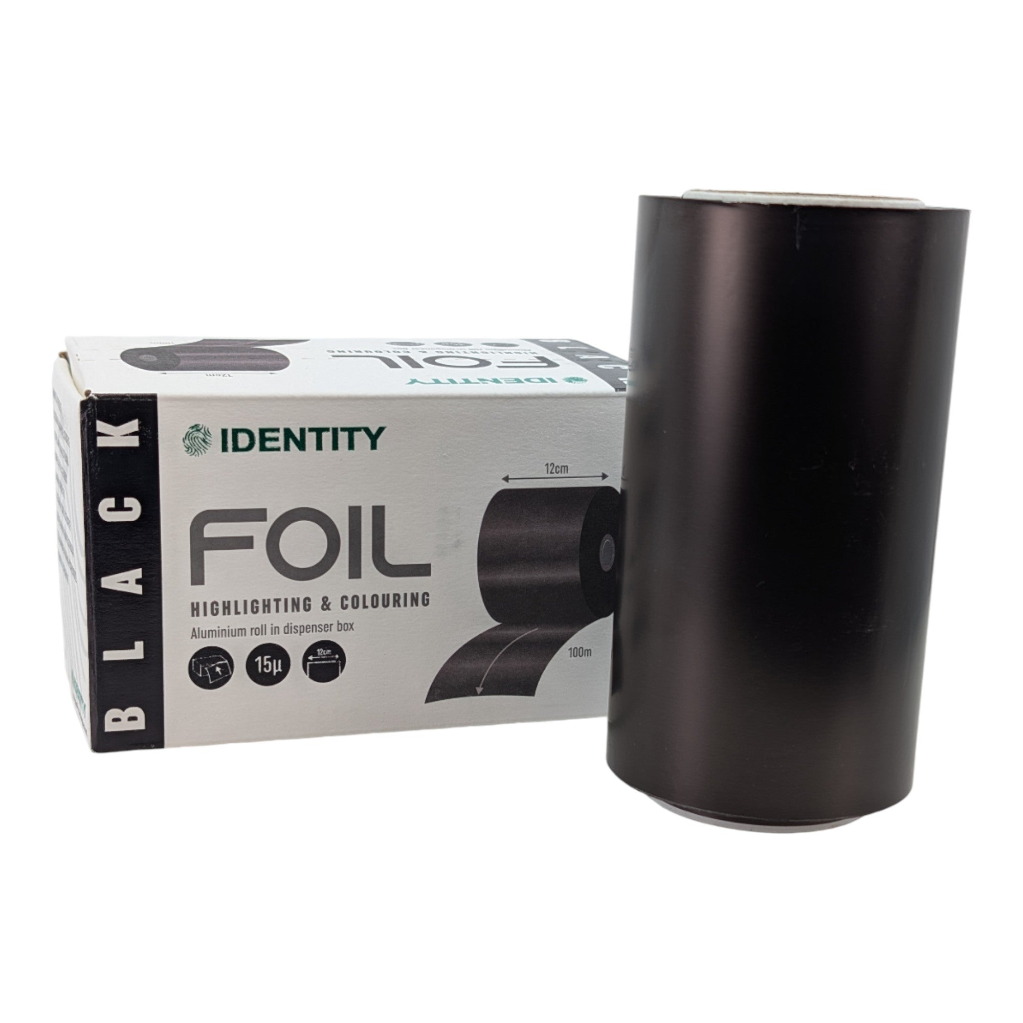 Identity - Extra Wide Foil 120mm x 100m - Matte Black