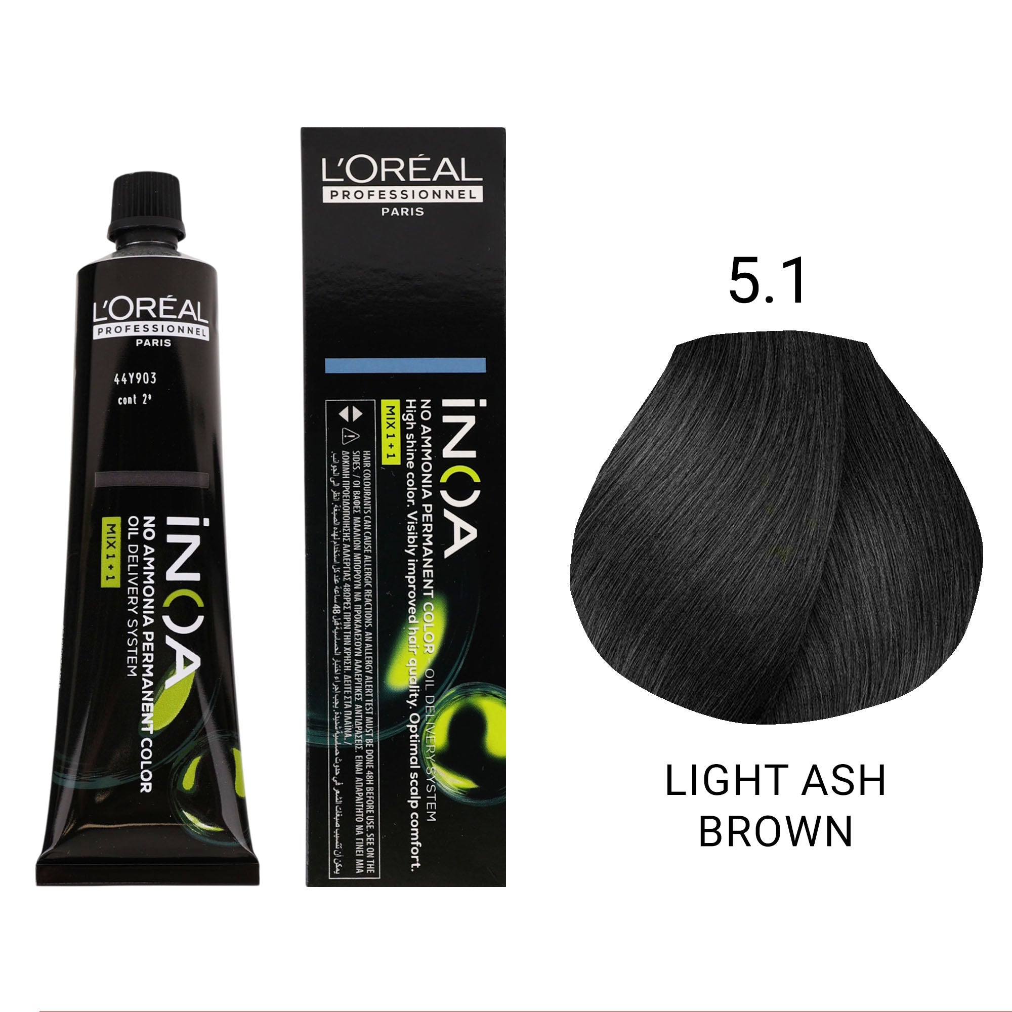 Loreal Professionnel - INOA No Ammonia Permanent Hair Colour Ash Series 60ml