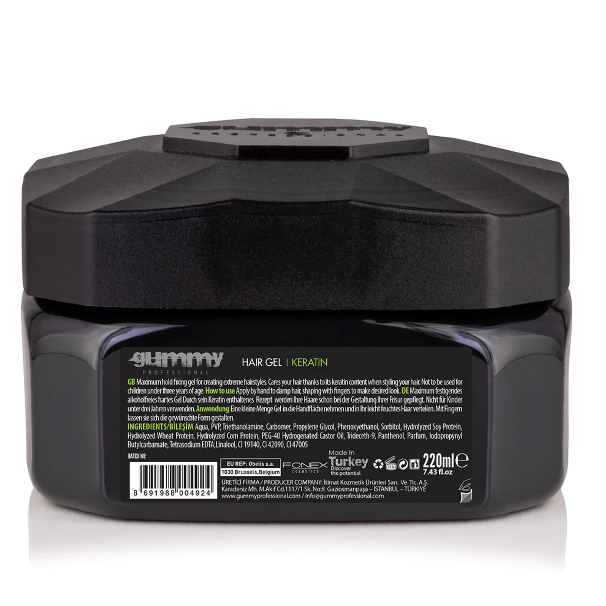 Gummy - Hair Gel Extreme Look Keratin 220ml