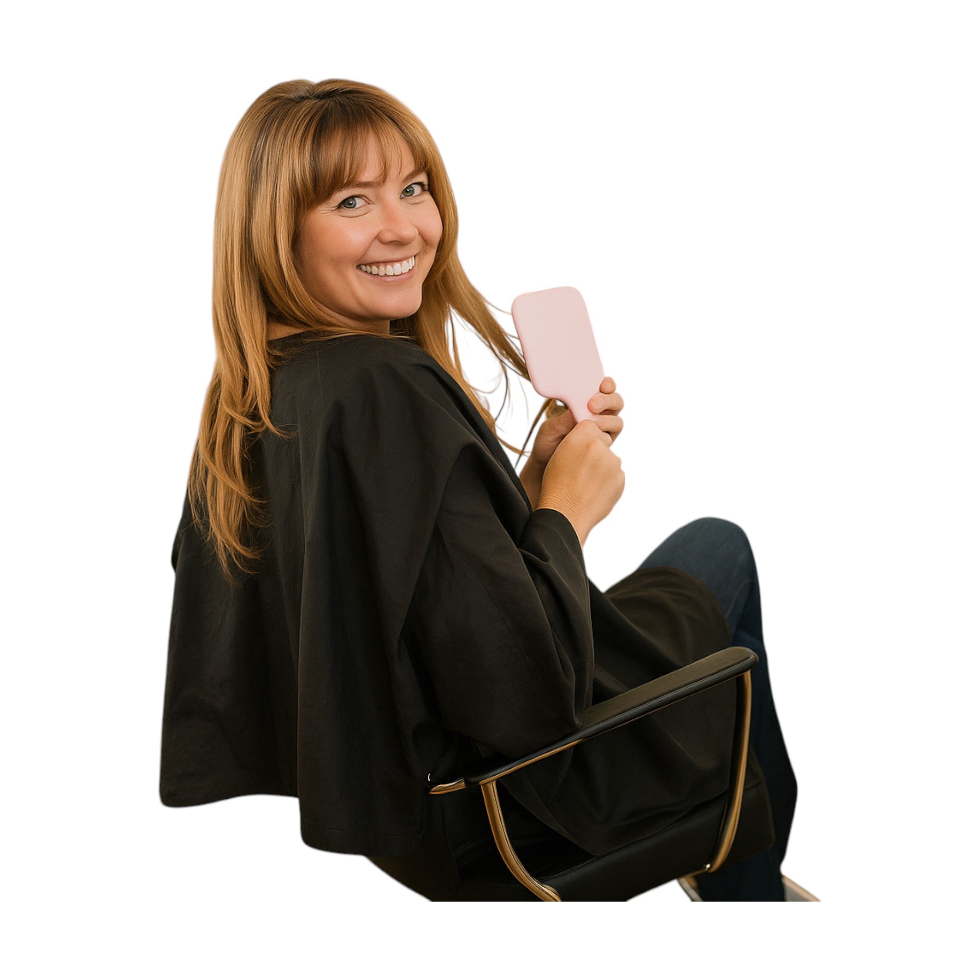 Hair Tools - Barber Hairdressing Kimono Gown With Chair Protector