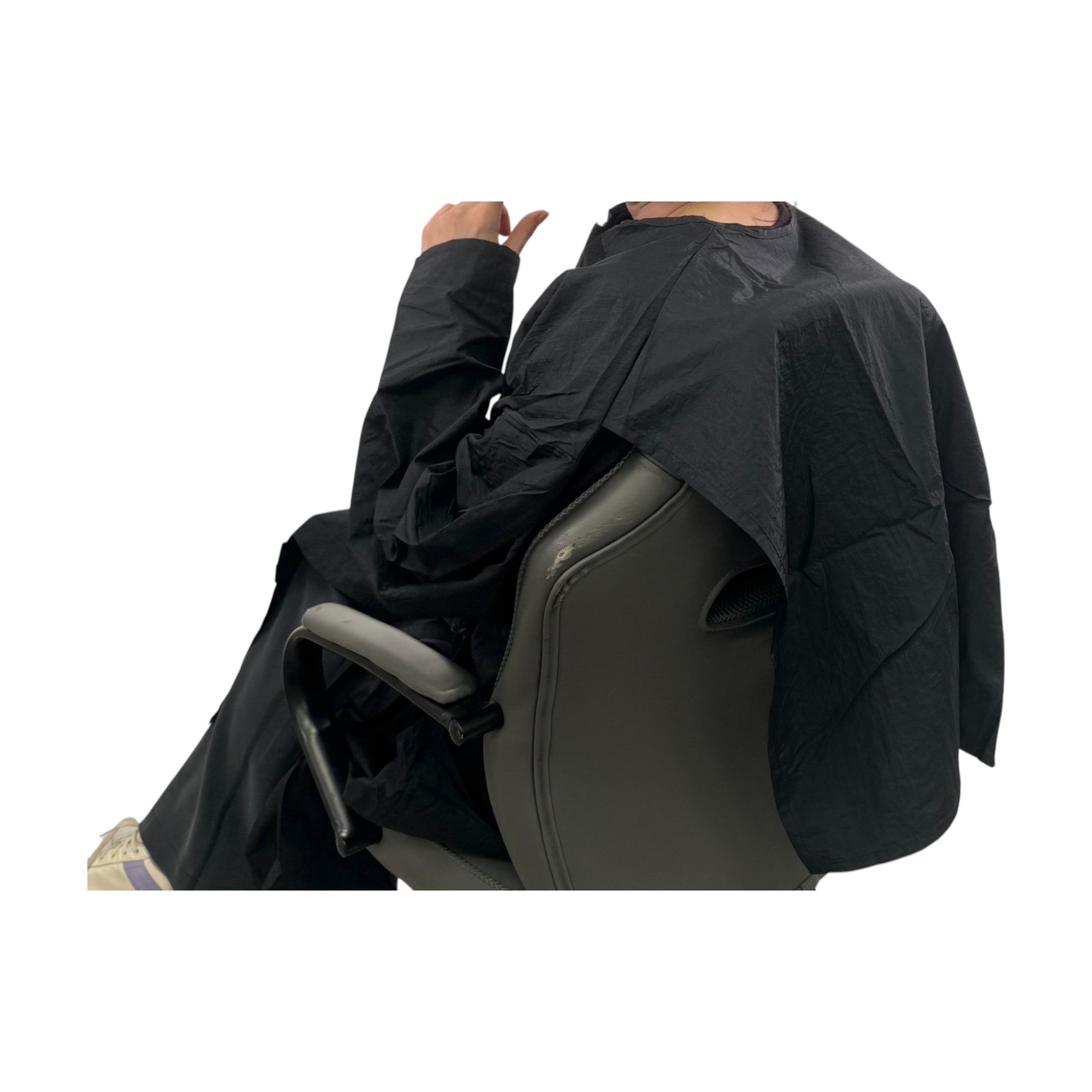 Hair Tools - Barber Hairdressing Kimono Gown With Chair Protector