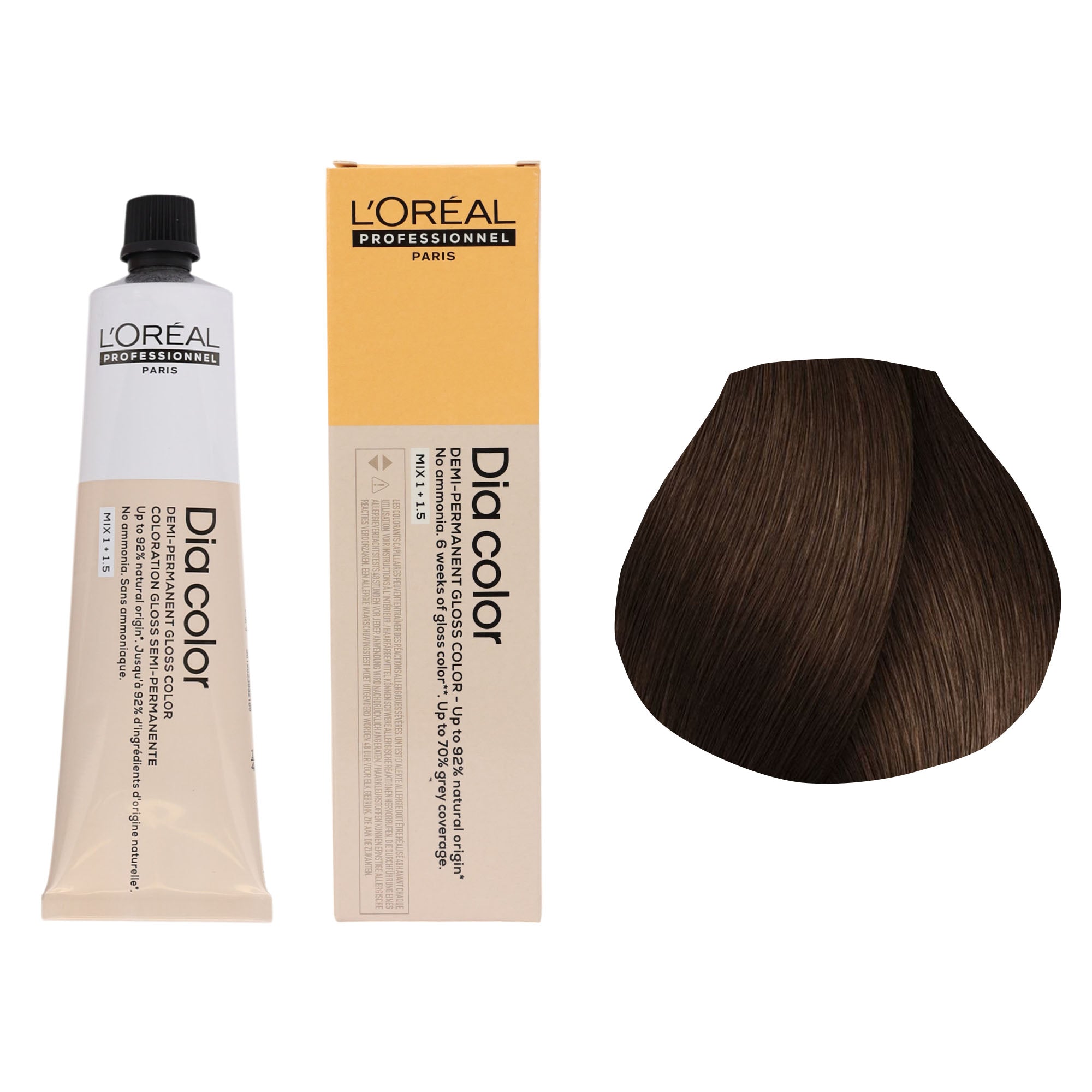 Loreal Professionnel - Dia Color Demi Permanent Gloss Hair Colour Gold Series 60ml