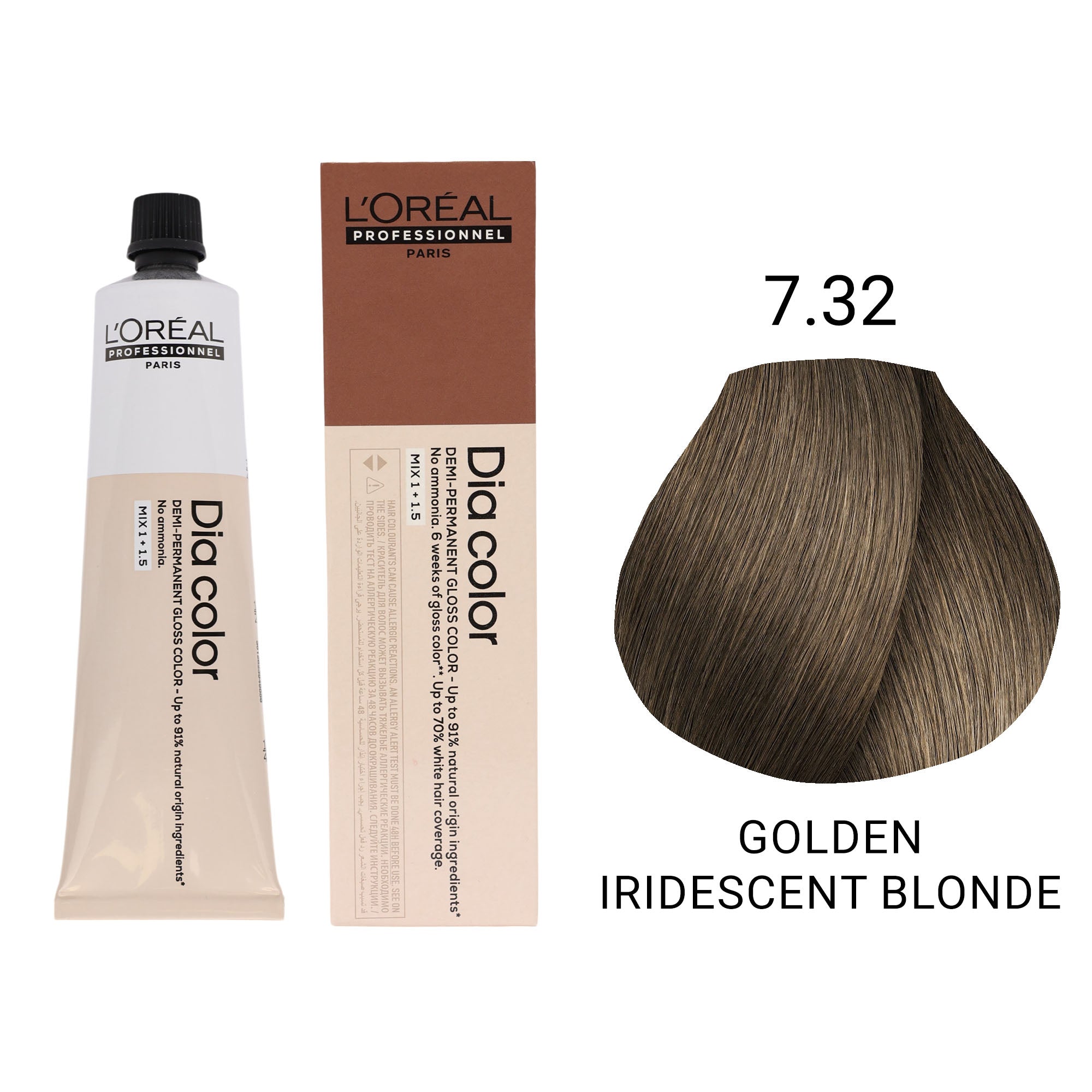 Loreal Professionnel - Dia Color Demi Permanent Gloss Hair Colour Warm Brown Series 60ml