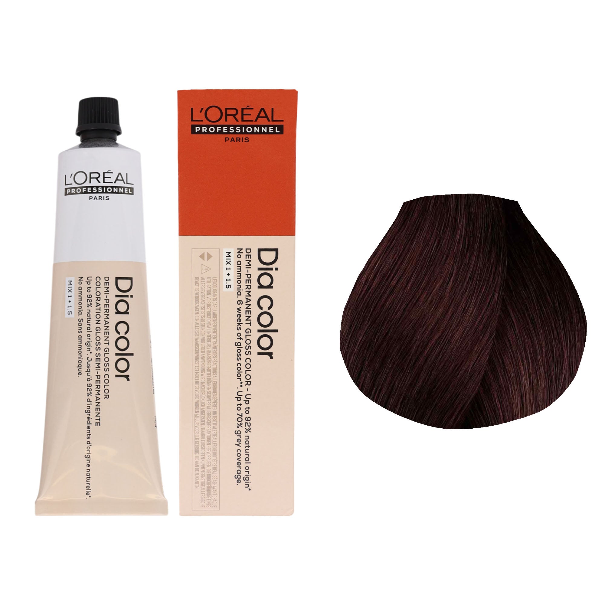 Loreal Professionnel - Dia Color Demi Permanent Gloss Hair Colour Red Series 60ml