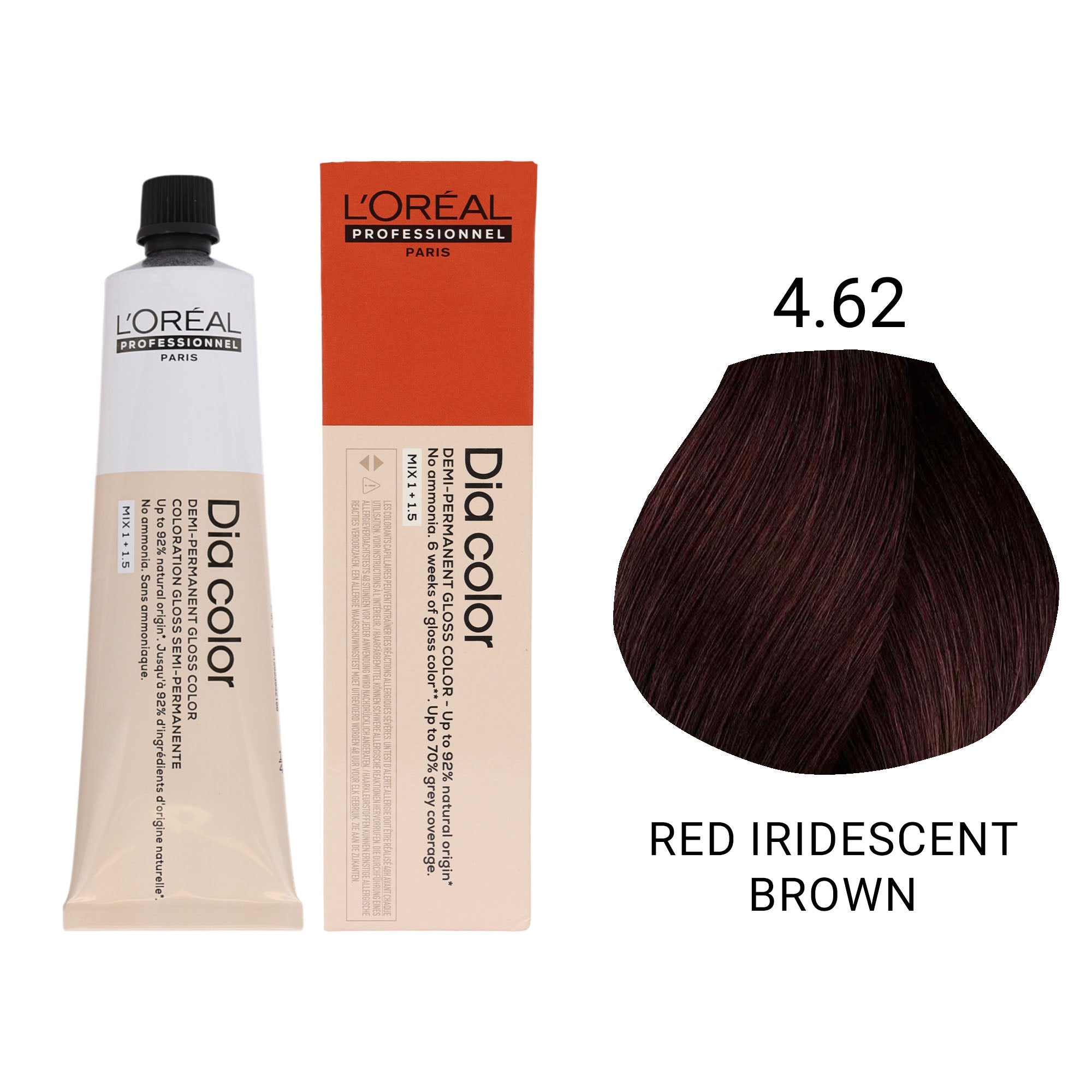 Loreal Professionnel - Dia Color Demi Permanent Gloss Hair Colour Red Series 60ml