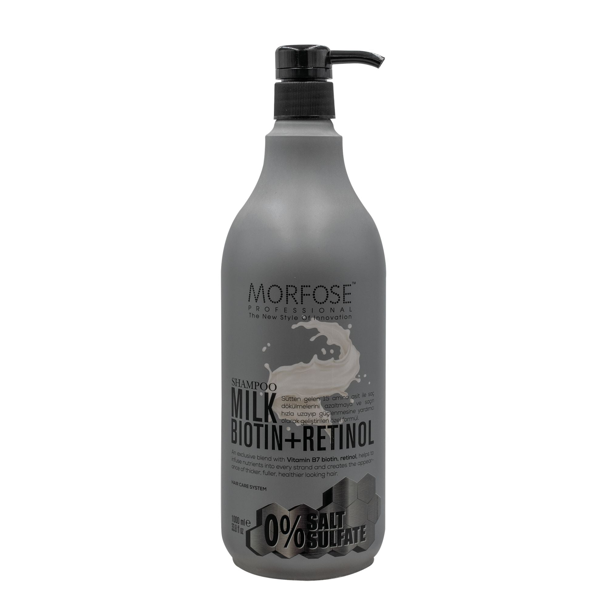 Morfose - Milk Biotin + Retinol Shampoo