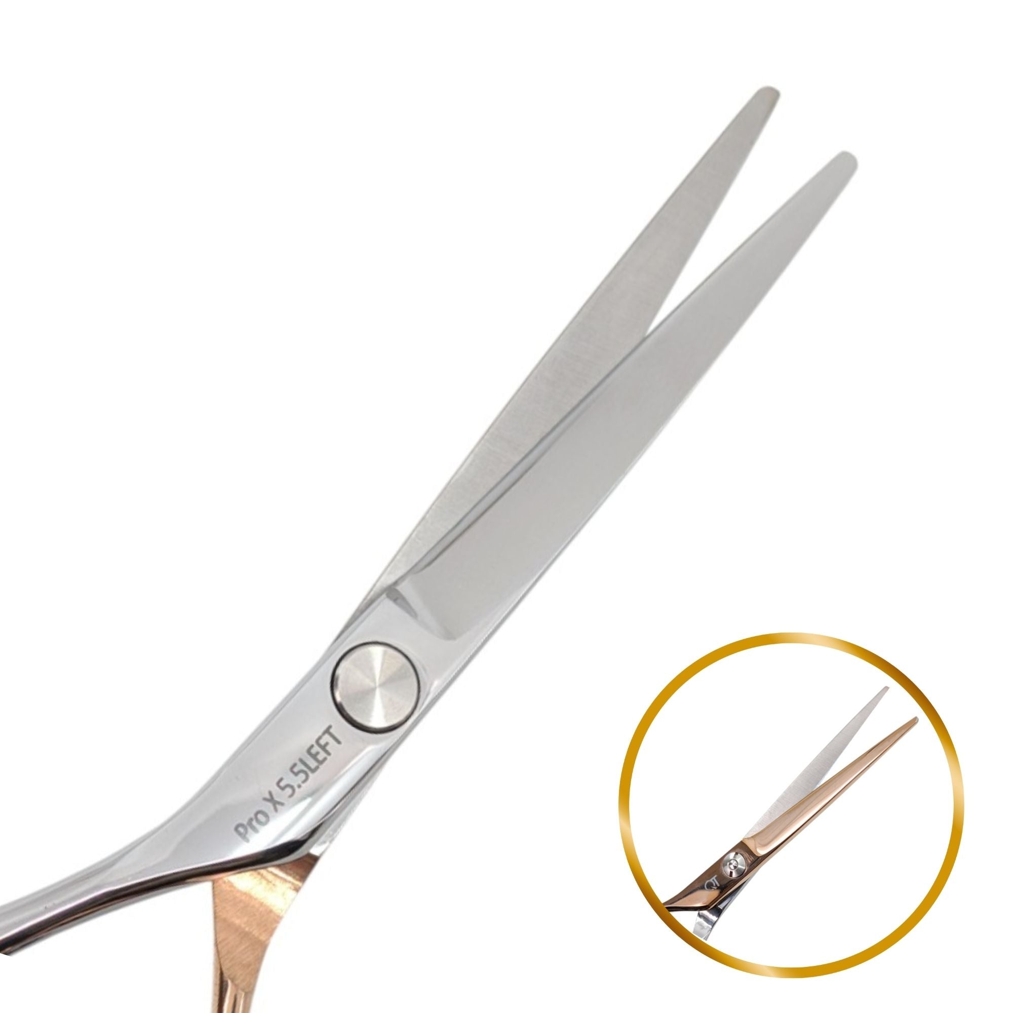 QT Quality Tools - Pro-X Series Professional Left Handed Hairdressing Scissors 5.5 inch (14cm)