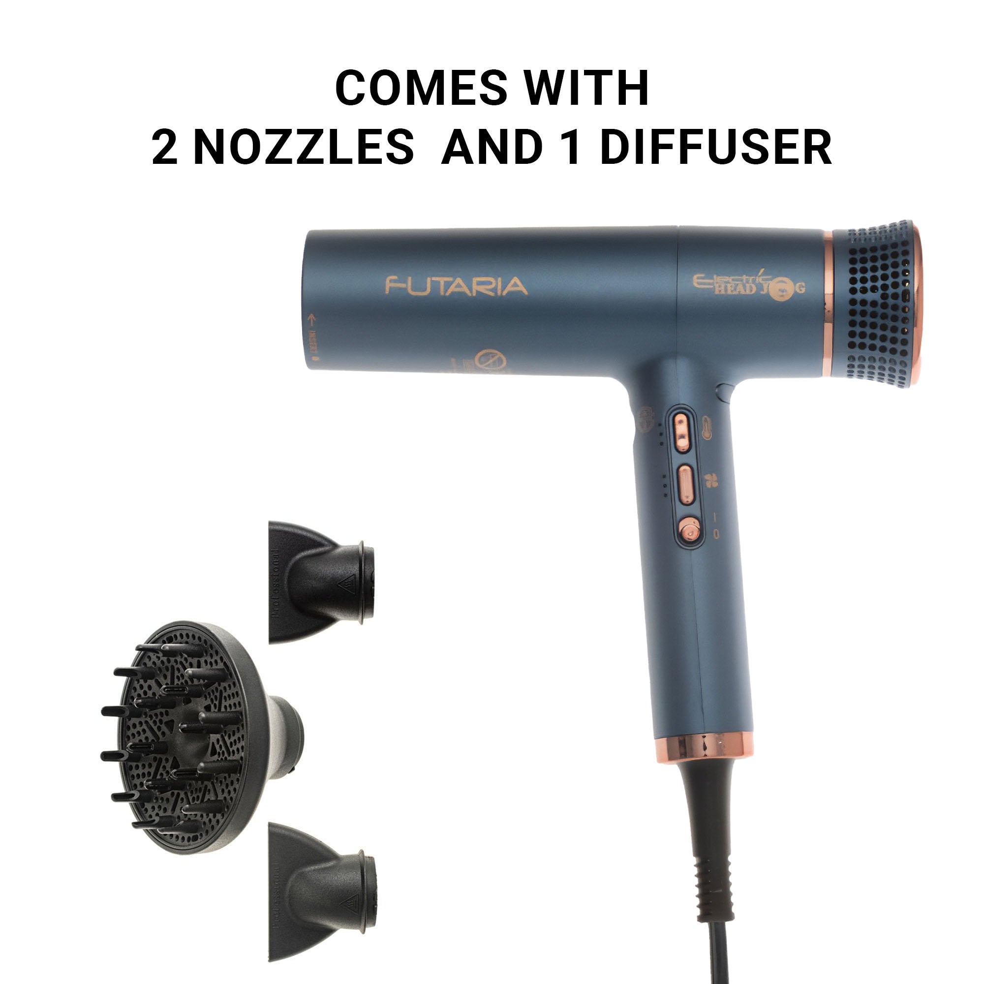 Electric Head Jog - Futaria Hair Dryer 1800W Twilight