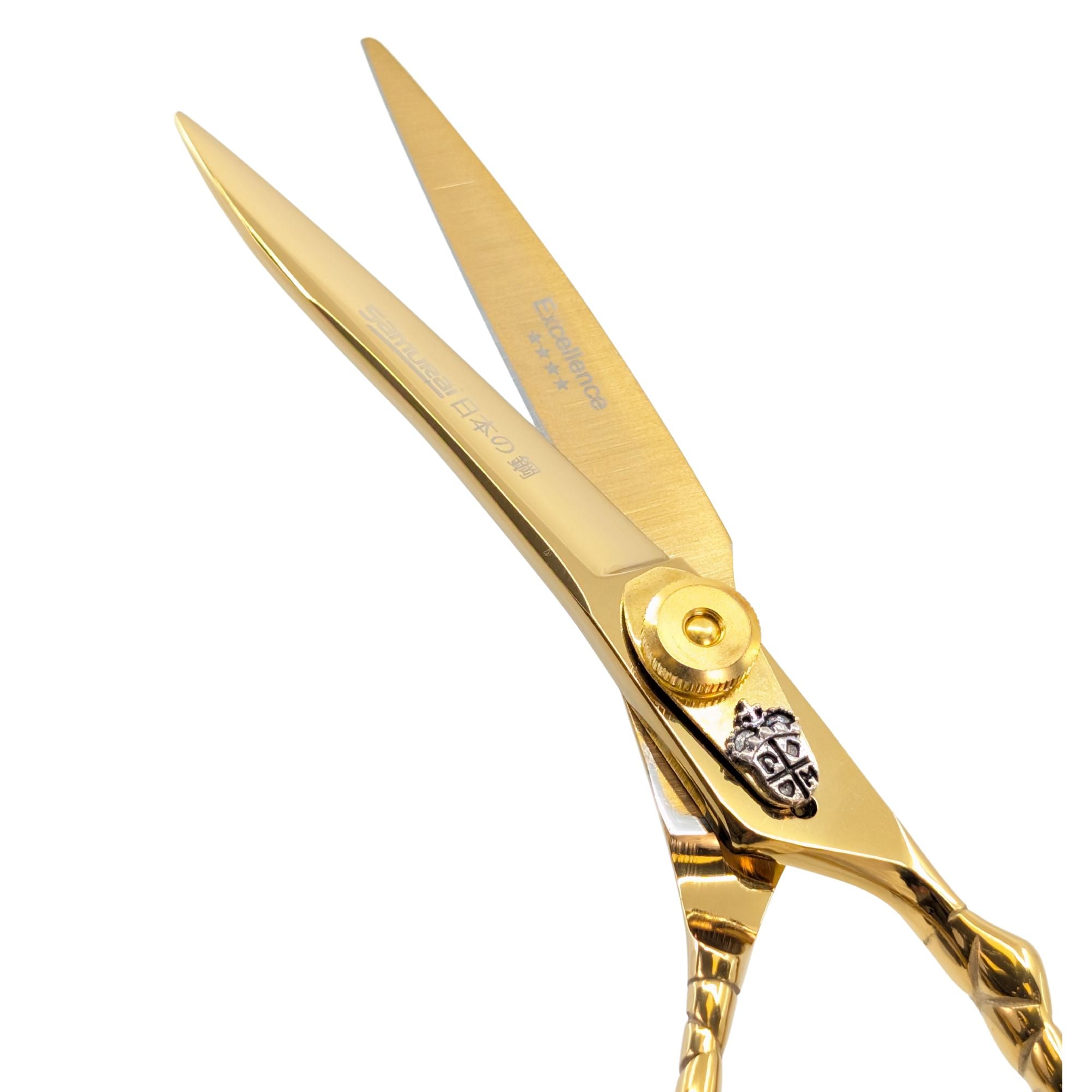 Samurai - 6" Classic Pro Offset Scissor Gold (101-710)