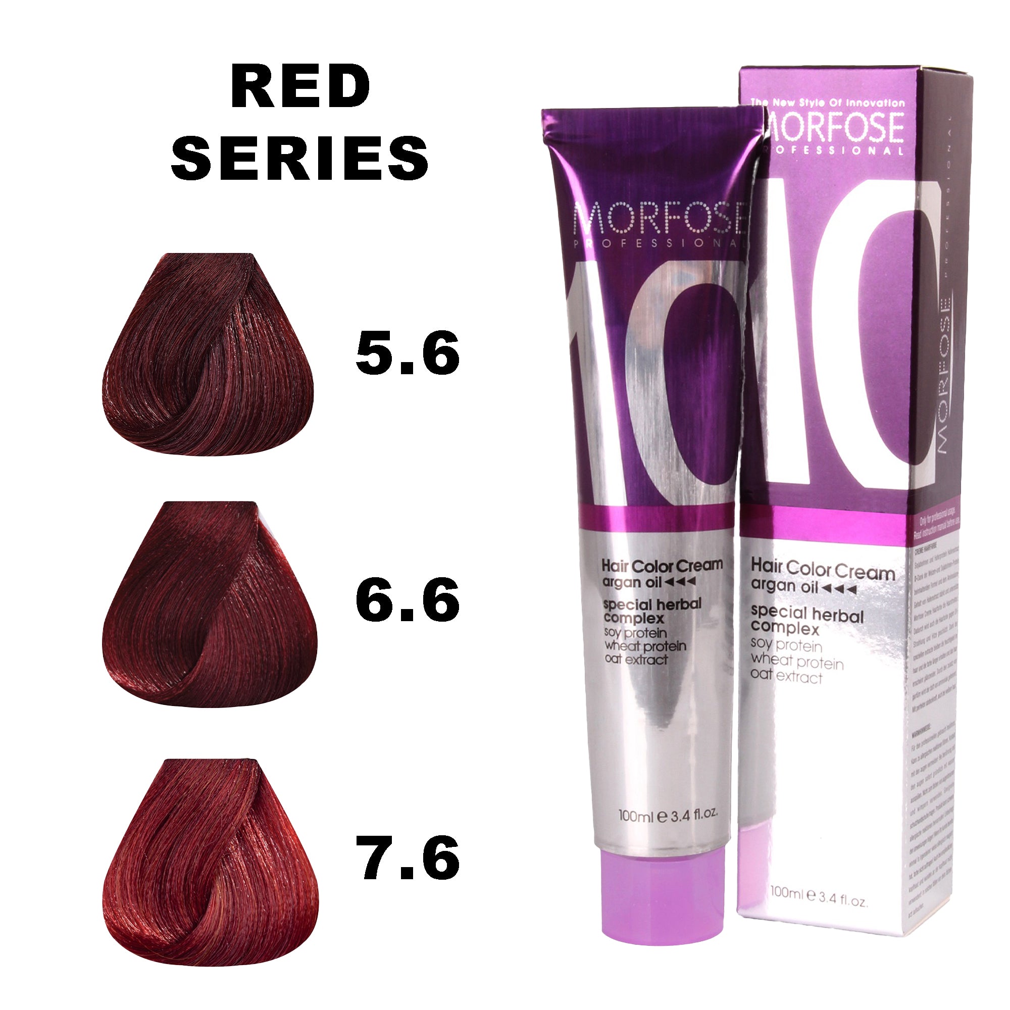 Morfose - 10 Hair Colour Cream Red Series 100ml