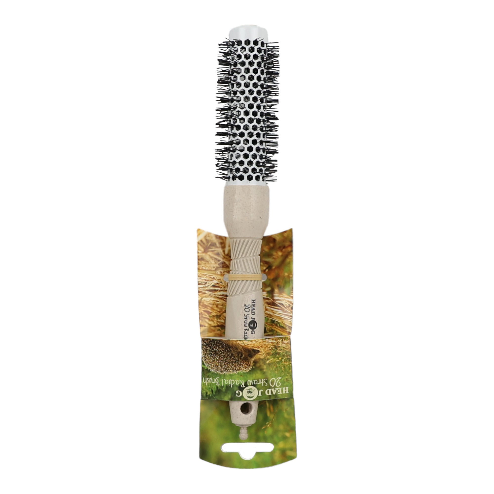 Head Jog - Straw Radial Round Brush