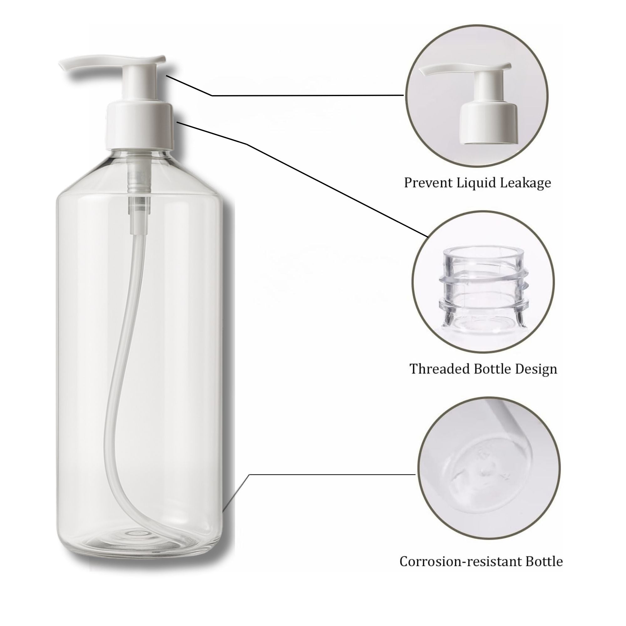 Eson - Clear Bottle & Pump 1000ml