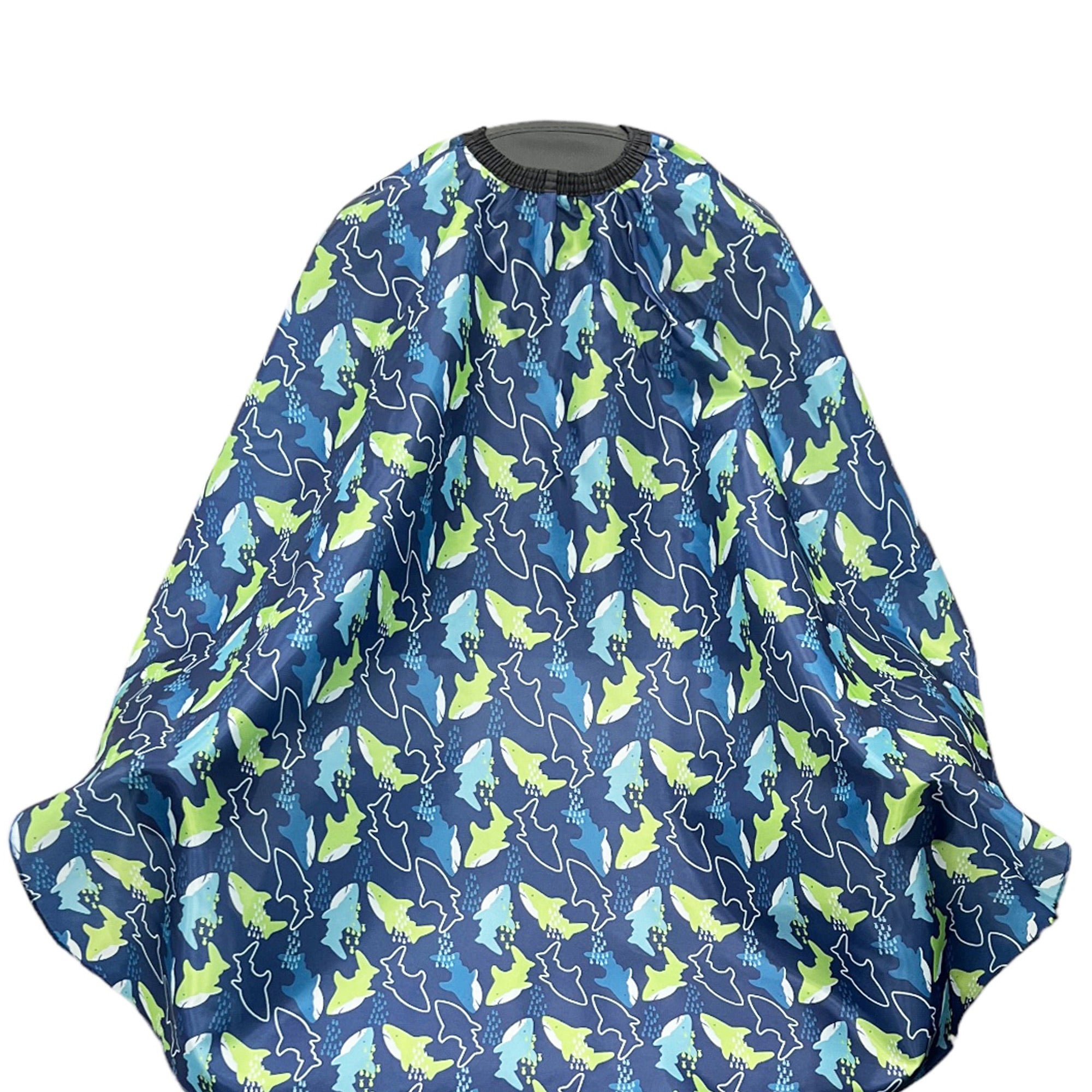 Gabri - Barber Hairdressing Kids Hair Cutting Capes & Gowns Shark Pattern