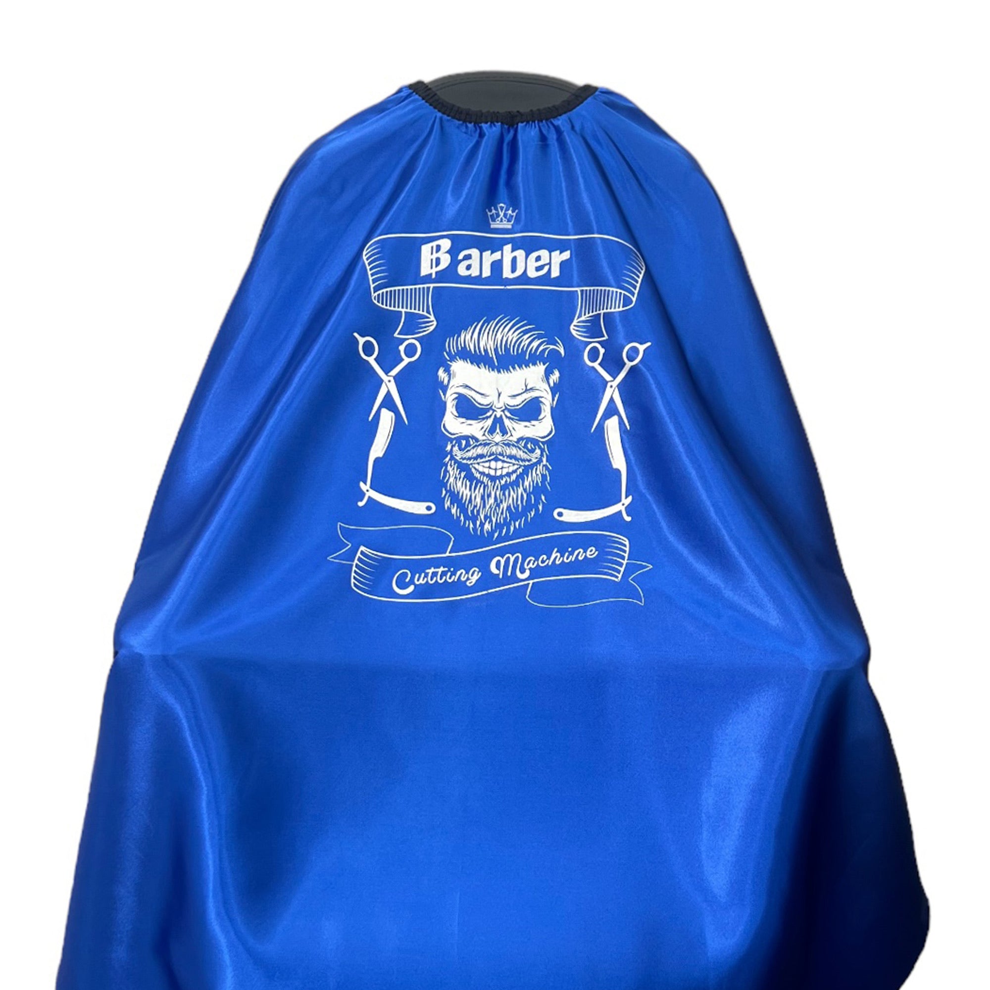 Gabri - Barber Hairdressing Hair Cutting Capes & Gowns Skull Pattern (Blue)
