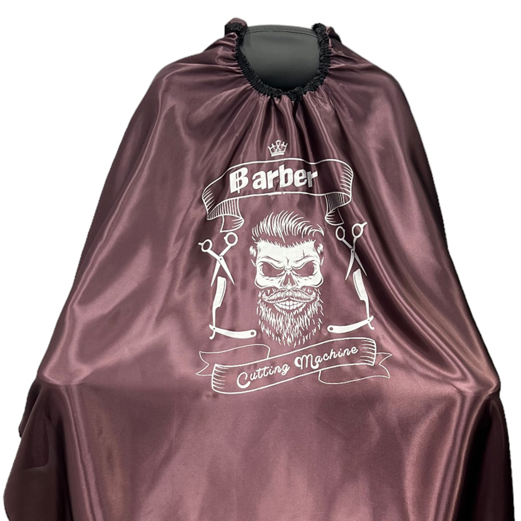 Gabri - Barber Hairdressing Hair Cutting Capes & Gowns Skull Pattern (Syrah)