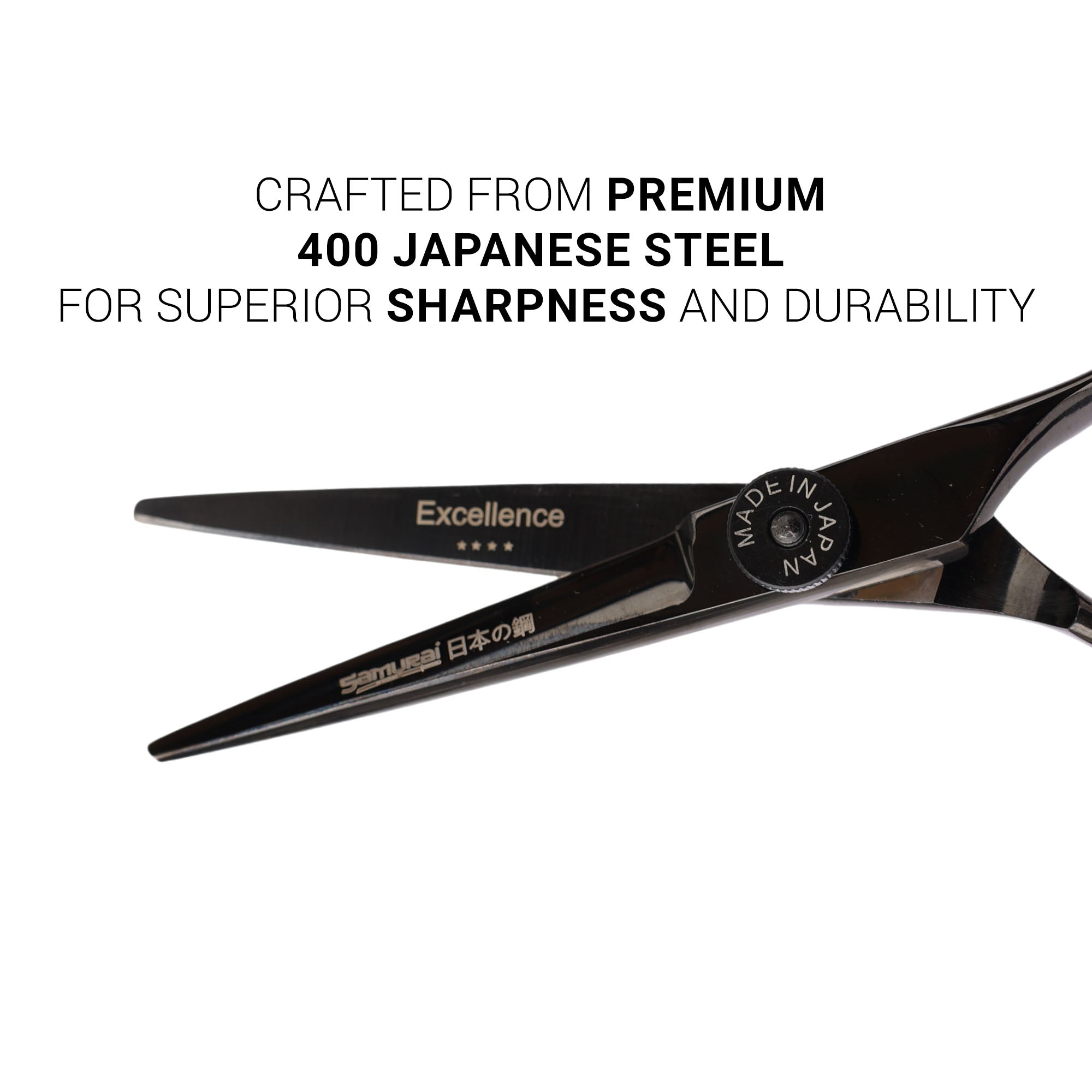 Samurai - 101-640BK Classic Pro Offset Black Titanium Scissors 5 Inch (13cm)