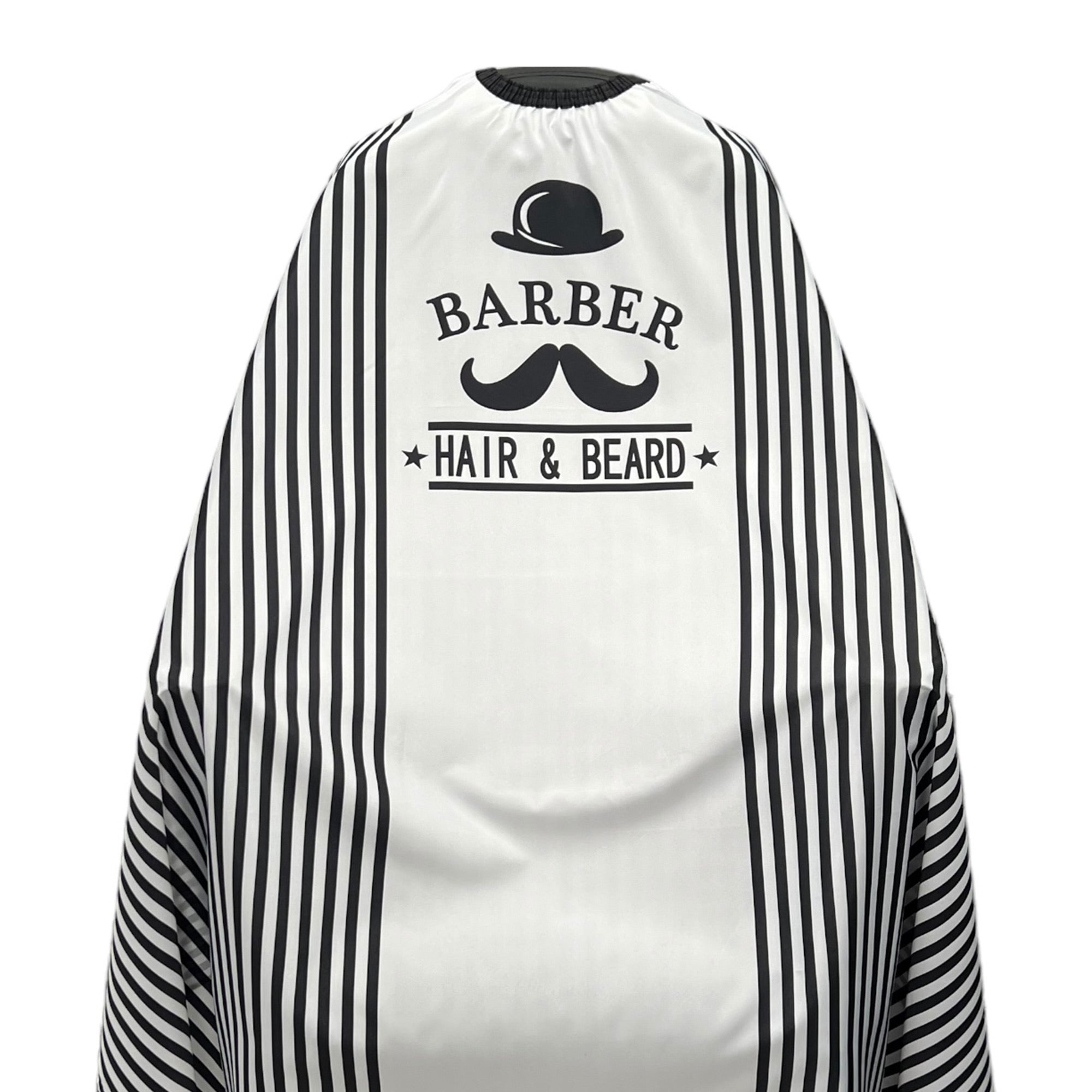 Gabri - Barber Hairdressing Hair Cutting Capes & Gowns Hipster Hat Moustache (White)