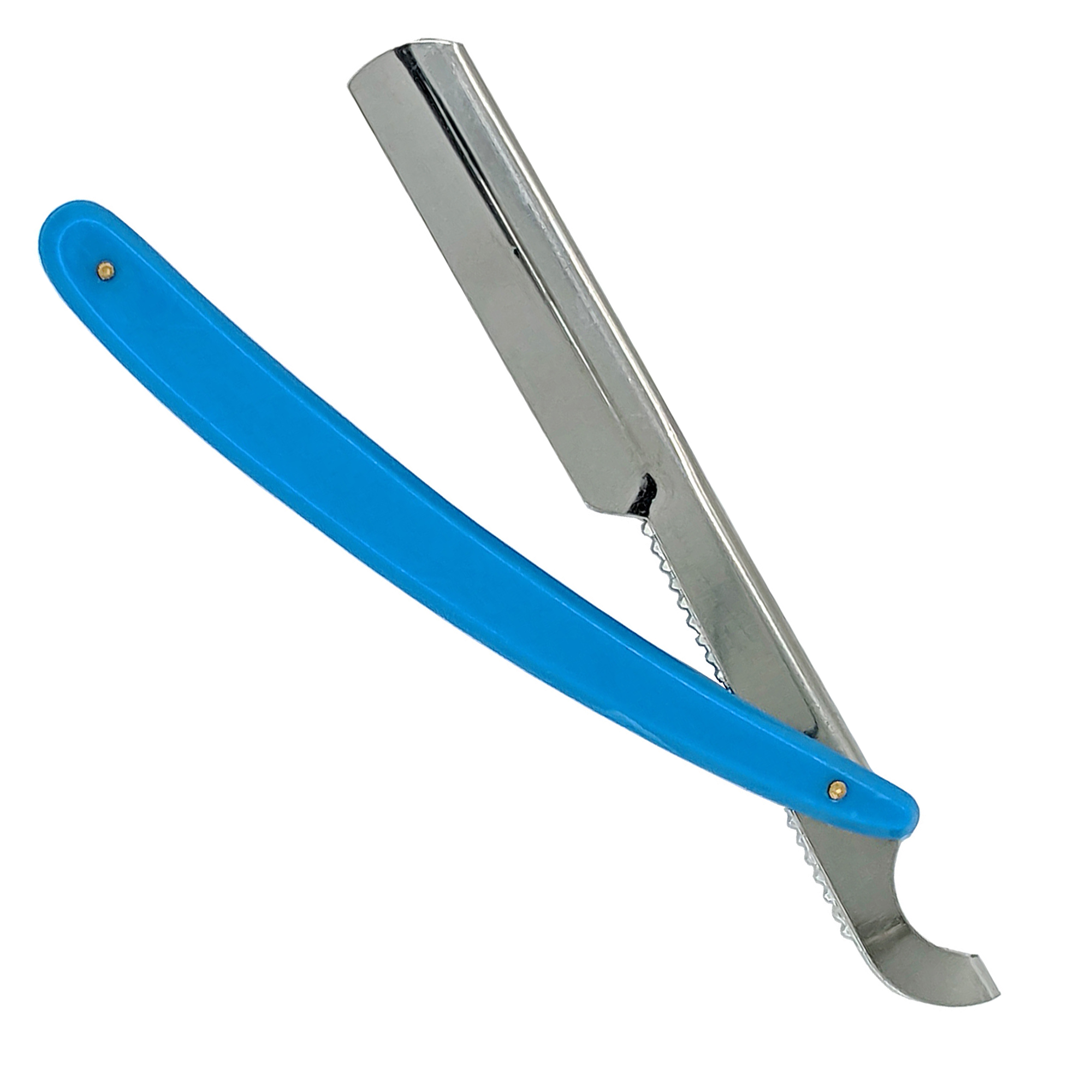 Ali Biyikli - Cut Throat Straight Razor Barber Style Blue 22cm