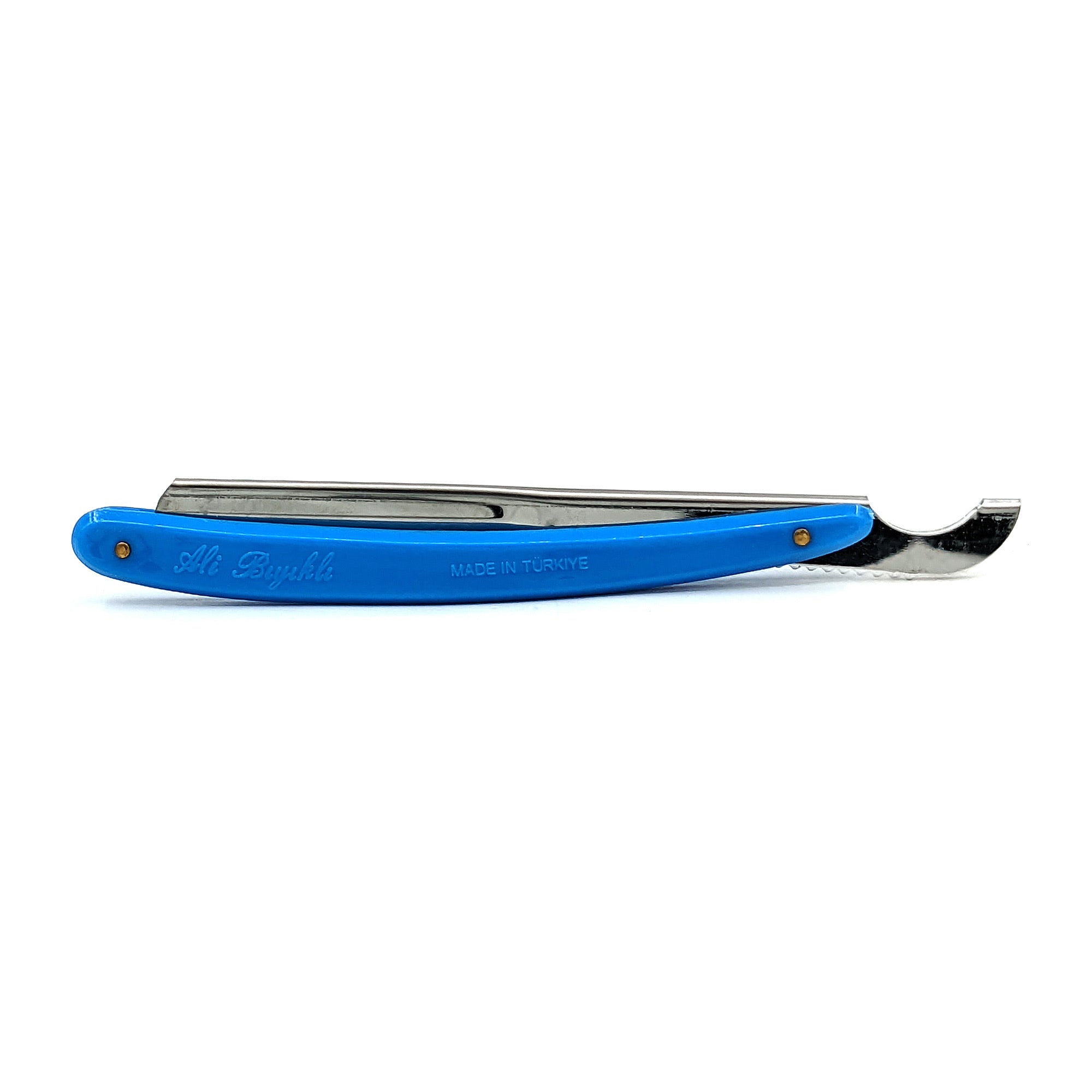 Ali Biyikli - Cut Throat Straight Razor Barber Style Blue 22cm